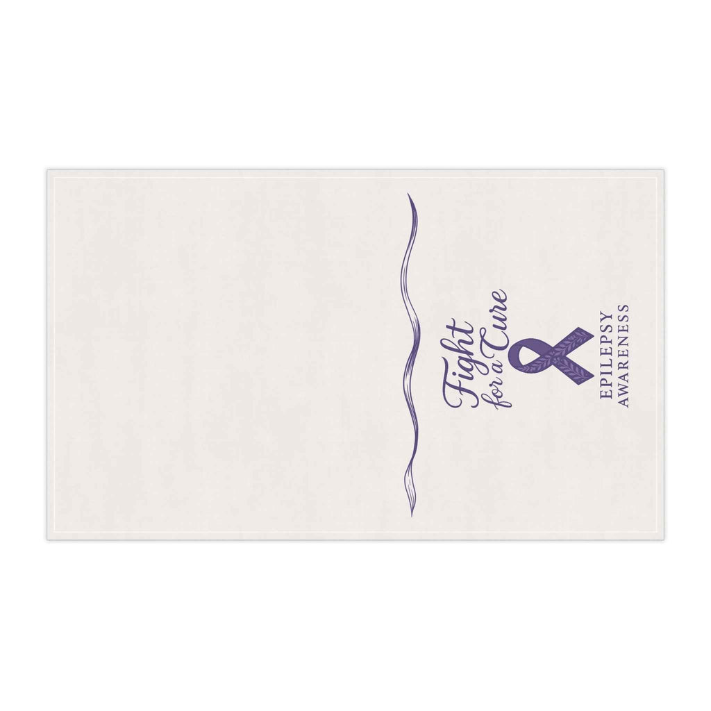 Fight for a Cure Tea Towel | Epilepsy Awareness Kitchen Towel - Towels, Kitchen & Tea - EpiAl's Shop