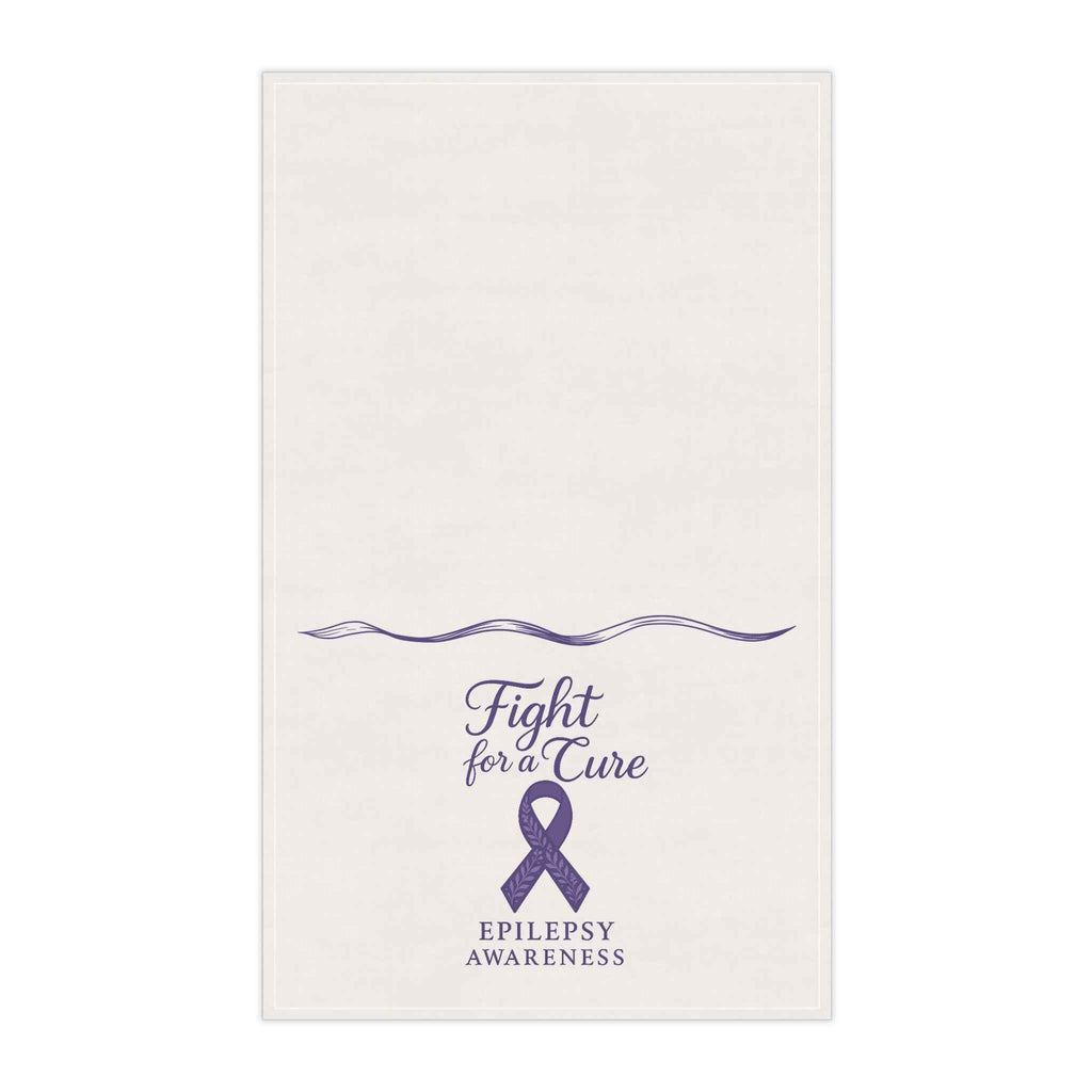Fight for a Cure Tea Towel | Epilepsy Awareness Kitchen Towel - Towels, Kitchen & Tea - EpiAl's Shop