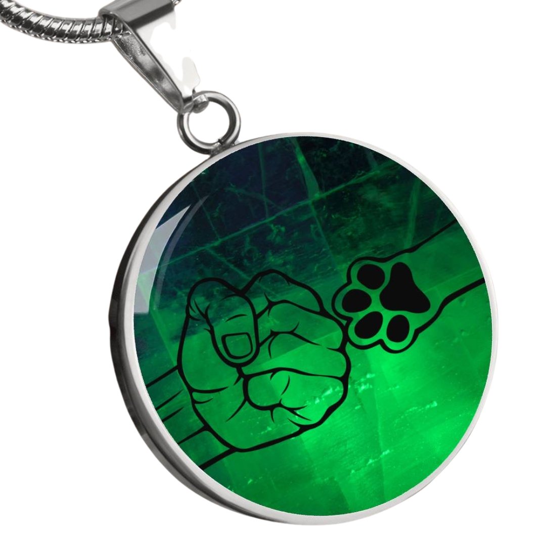 Fist Bump Necklace - Jewelry - Epileptic Al’s Shop