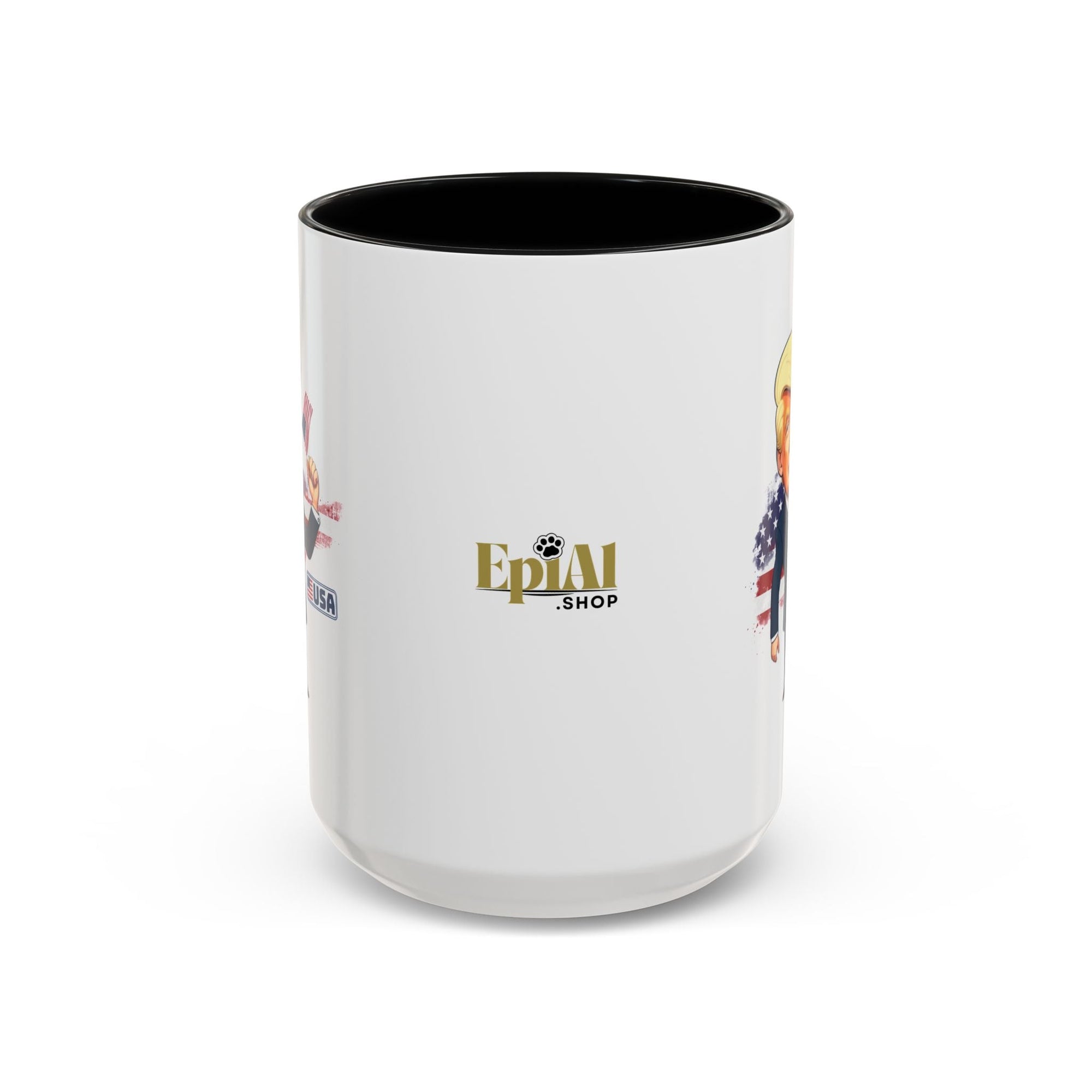 Flag Waving Trump USA Coffee Mug - Drinkware, Coffee Mugs - EpiAl's Shop