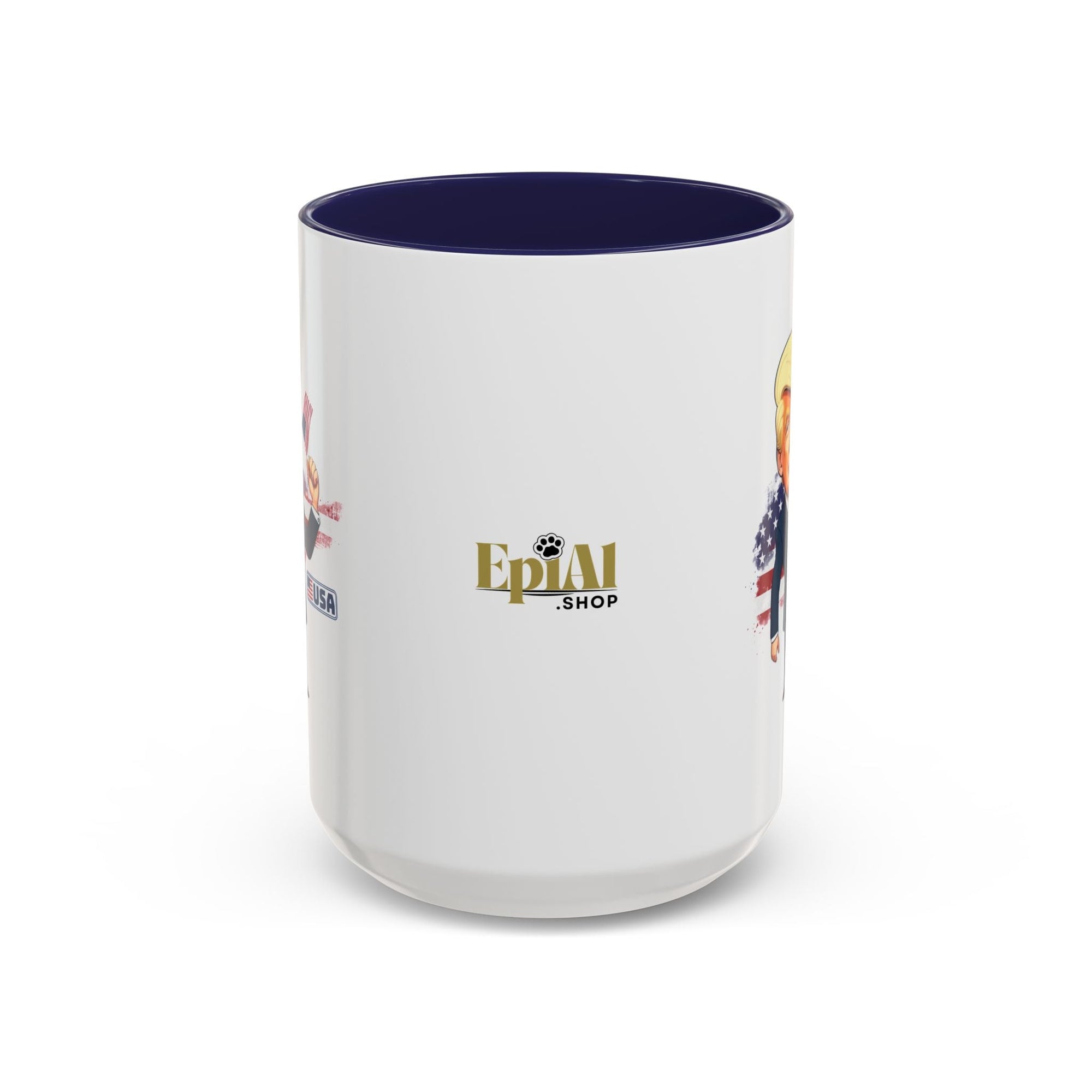 Flag Waving Trump USA Coffee Mug - Drinkware, Coffee Mugs - EpiAl's Shop