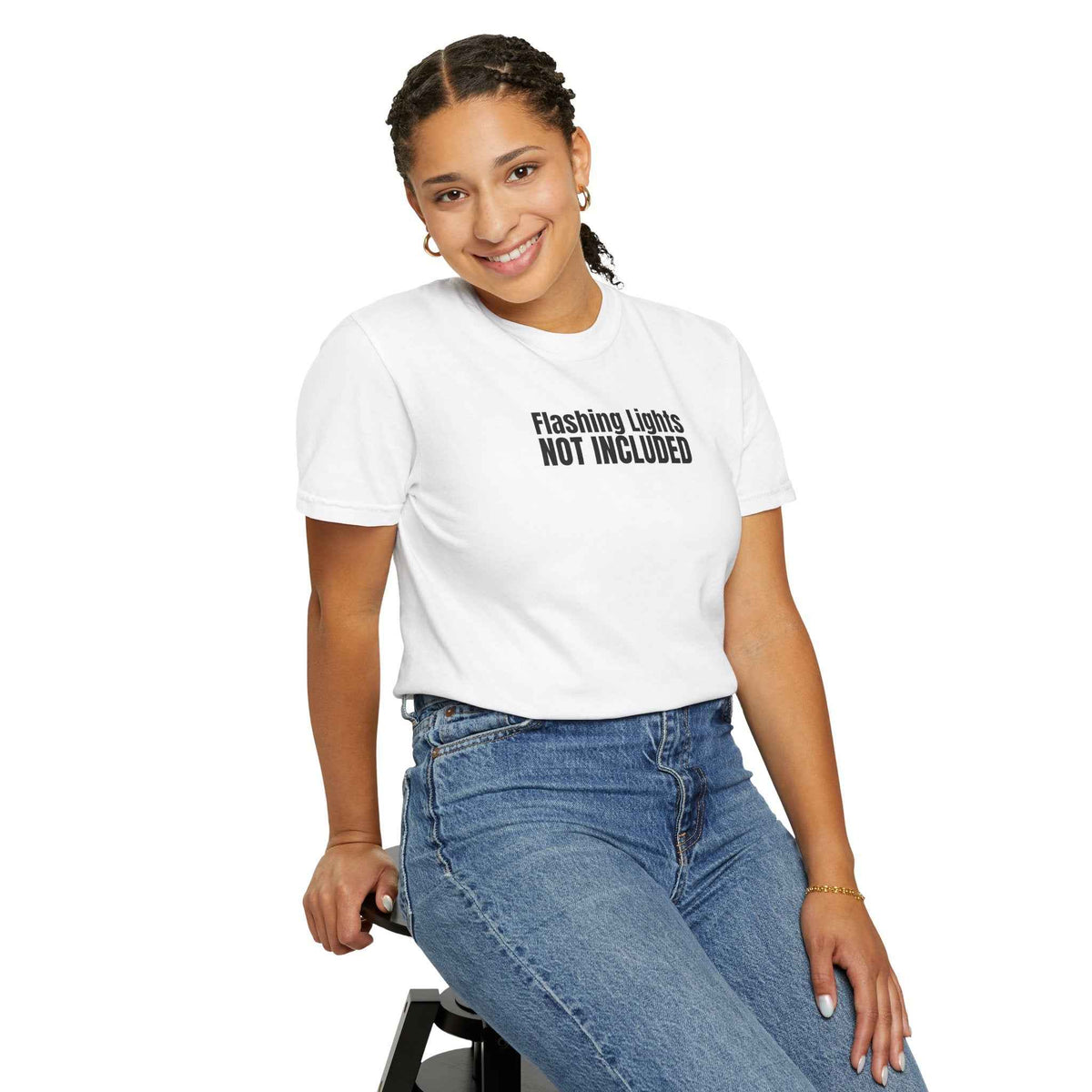 Flashing Lights Not Included T-Shirt | Epilepsy Awareness Tee - Clothing, Women, T-Shirts - EpiAl's Shop