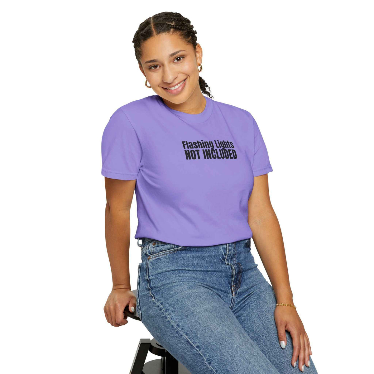 Flashing Lights Not Included T-Shirt | Epilepsy Awareness Tee - Clothing, Women, T-Shirts - EpiAl's Shop