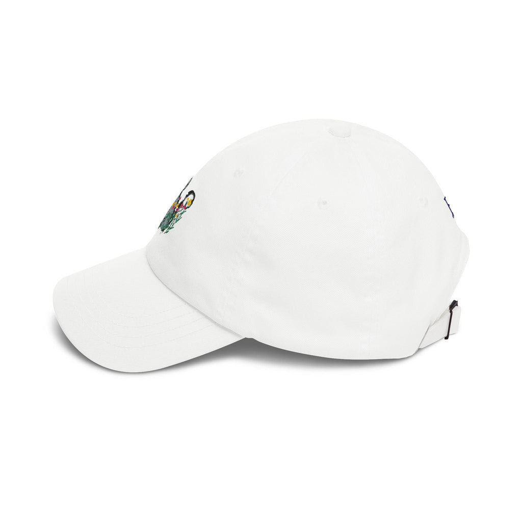Floral Cat Embroidered Hat – Soft Garden Cat Cotton Cap - Hats, Baseball & Trucker - EpiAl's Shop