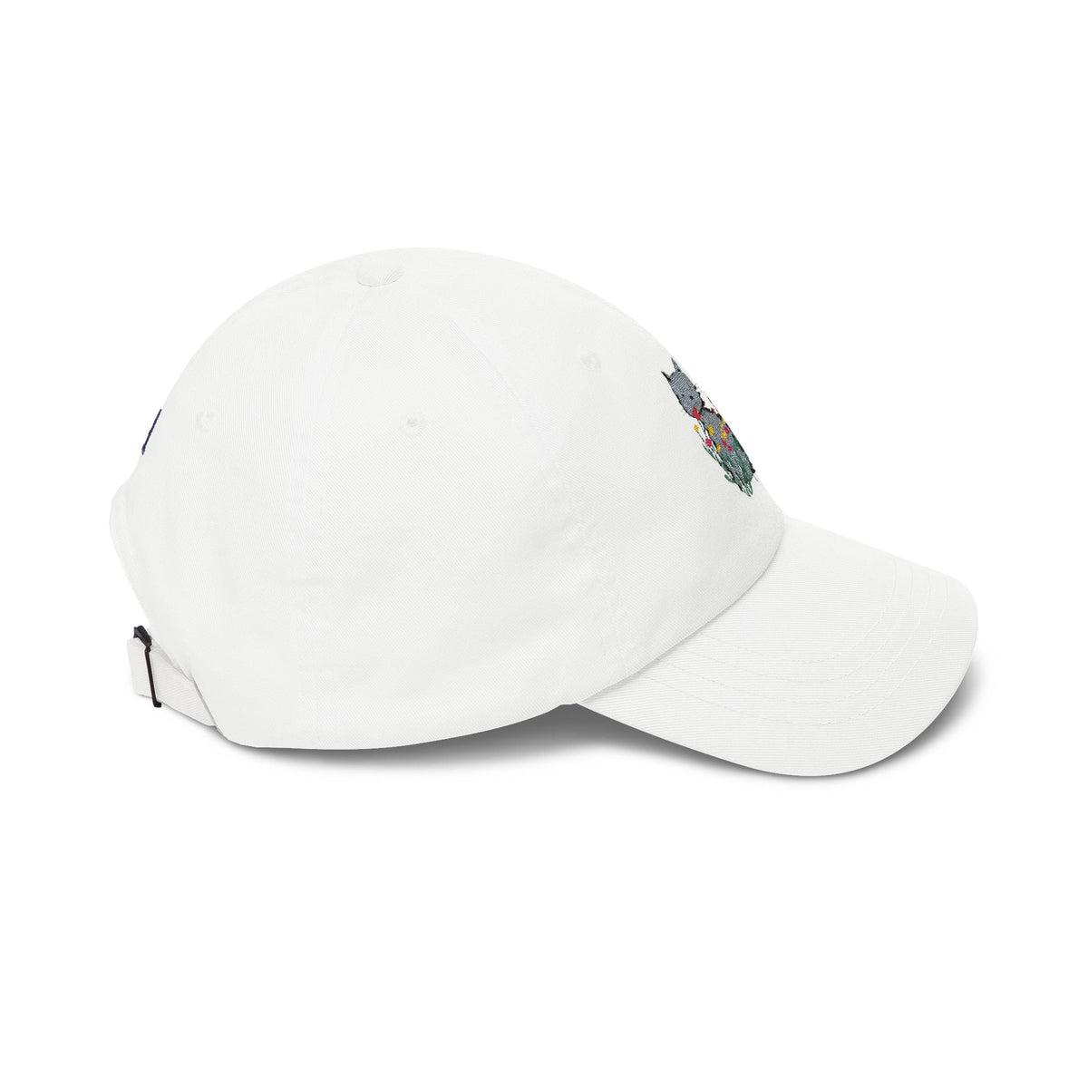 Floral Cat Embroidered Hat – Soft Garden Cat Cotton Cap - Hats, Baseball & Trucker - EpiAl's Shop
