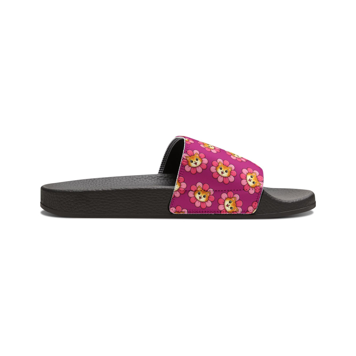 Floral Cat Slide Sandals — Sunshine With Opinions Edition - Shoes, Sandals - EpiAl's Shop