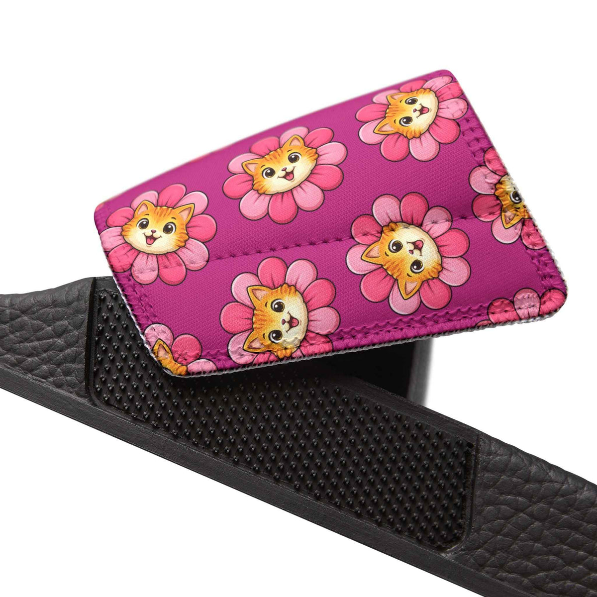 Floral Cat Slide Sandals — Sunshine With Opinions Edition - Shoes, Sandals - EpiAl's Shop
