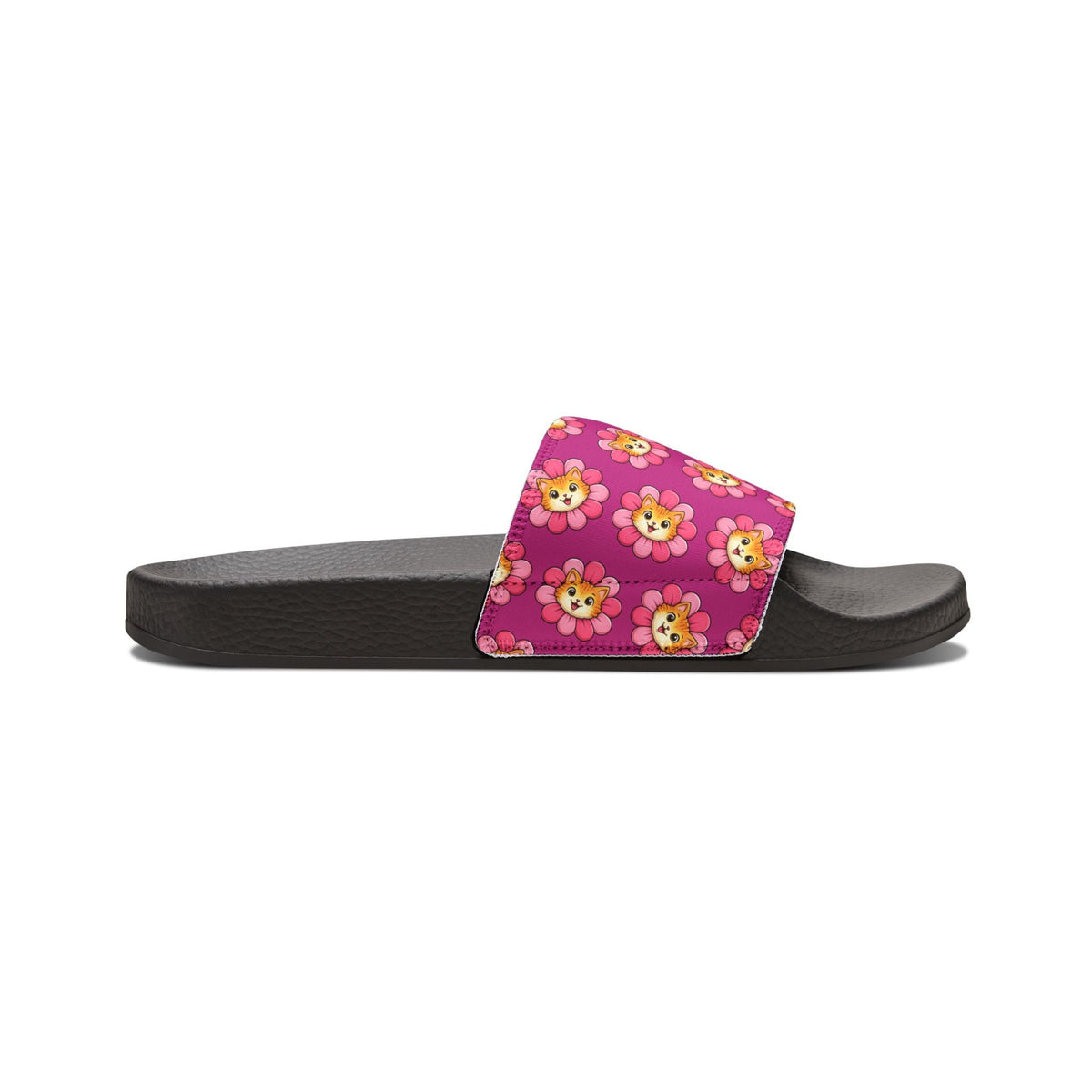 Floral Cat Slide Sandals — Sunshine With Opinions Edition - Shoes, Sandals - EpiAl's Shop