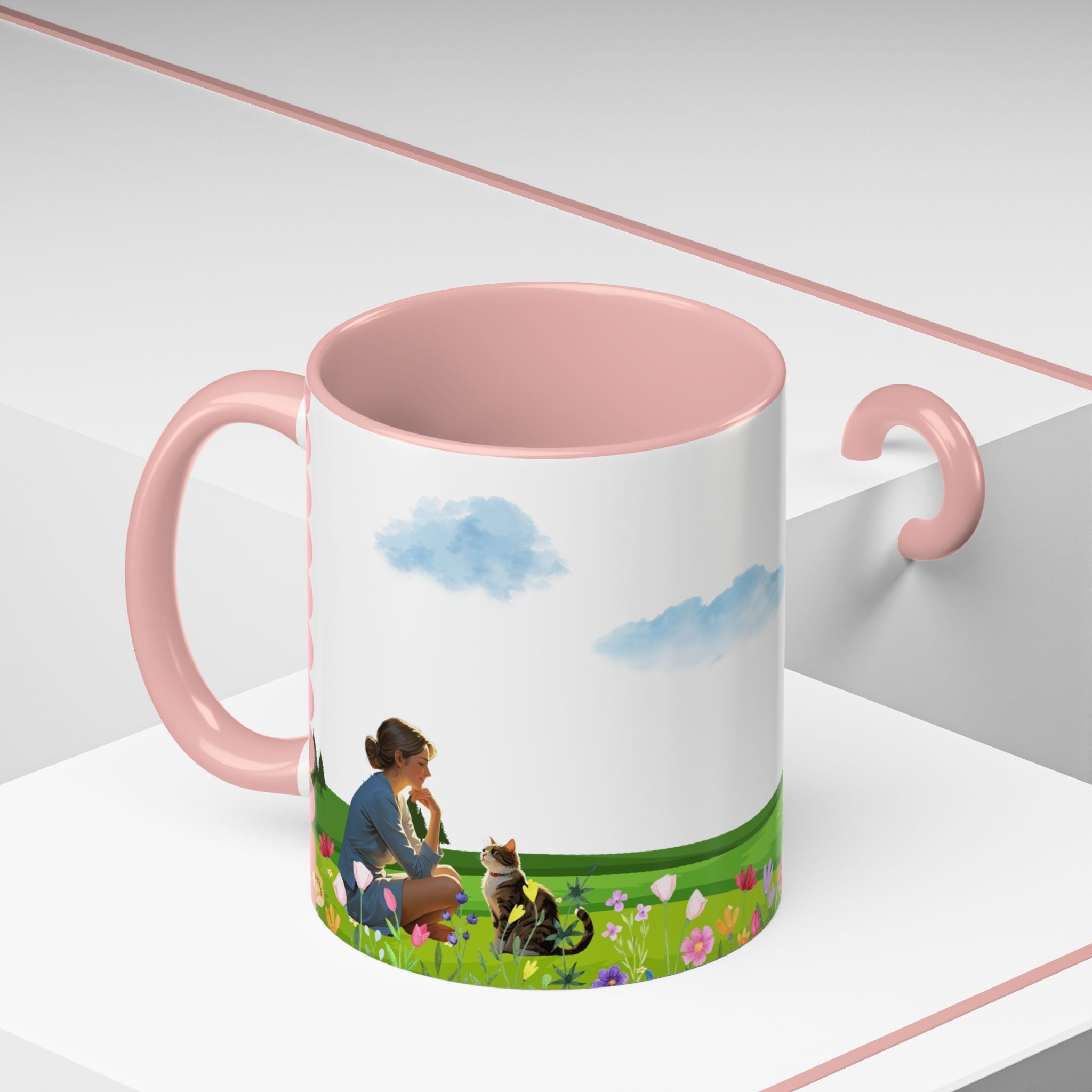 Floral Spring Morning Coffee Mug - Drinkware, Coffee Mugs - EpiAl's Shop