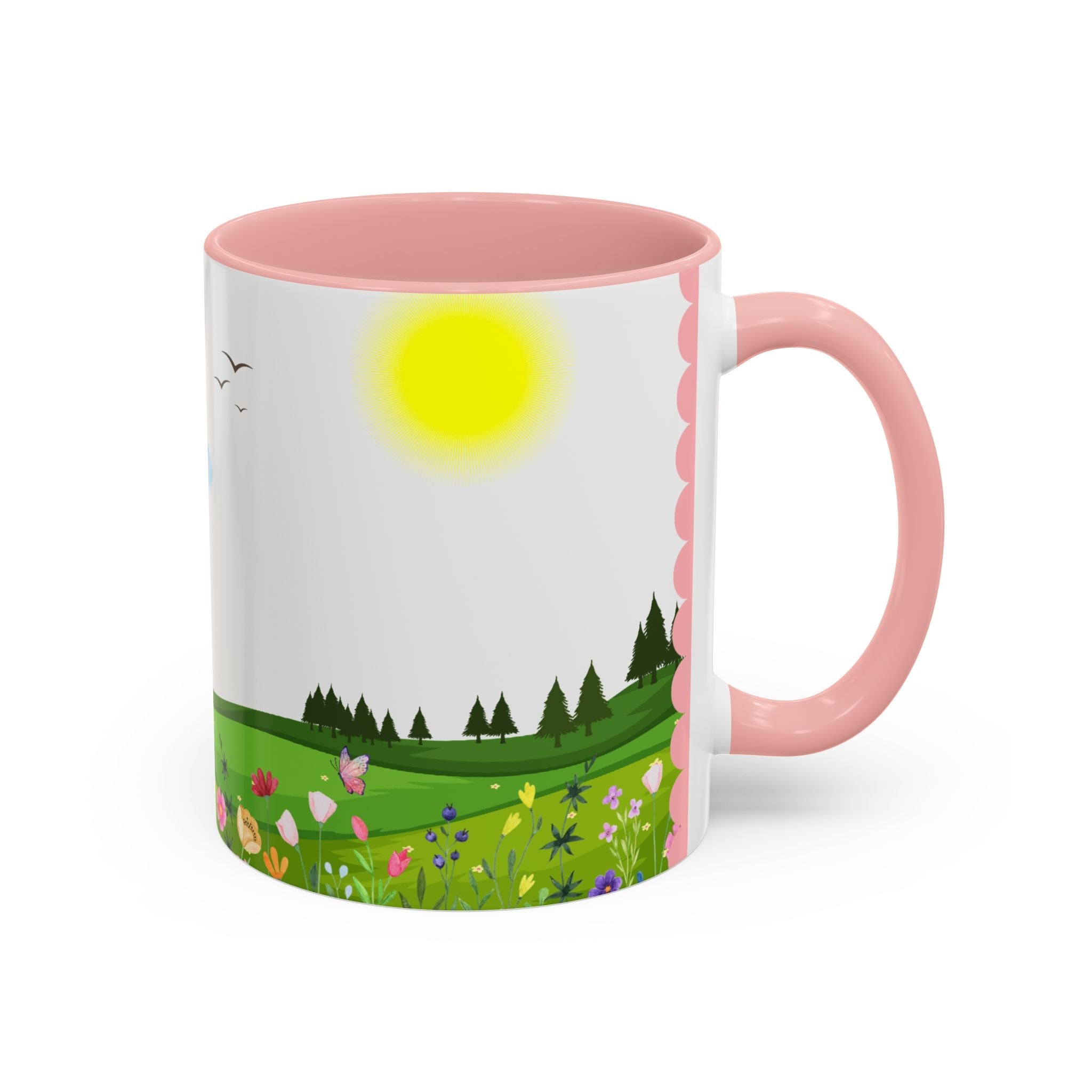 Floral Spring Morning Coffee Mug - Drinkware, Coffee Mugs - EpiAl's Shop