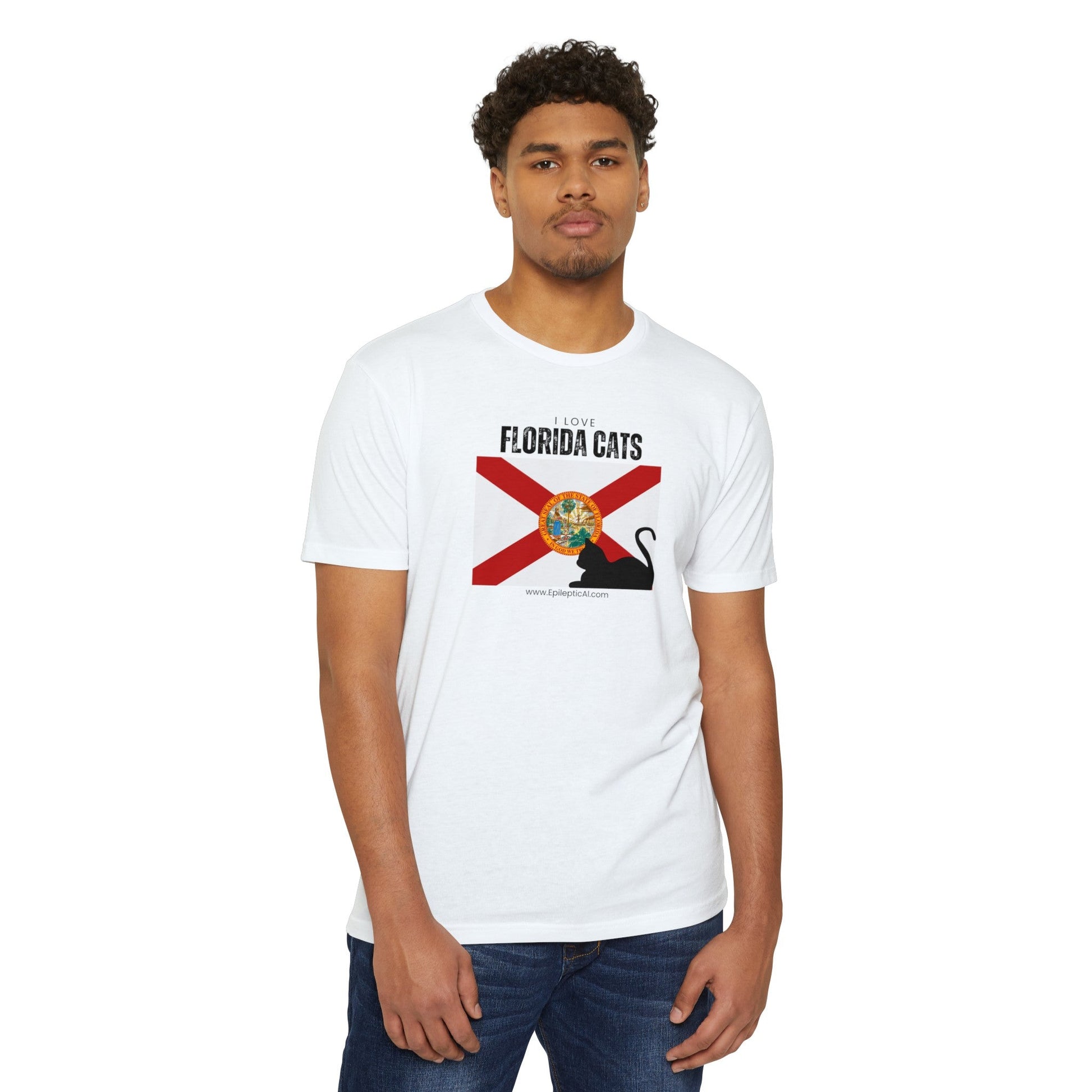 Florida Cats Unisex CVC Jersey T - shirt - T - Shirt - Epileptic Al’s Shop