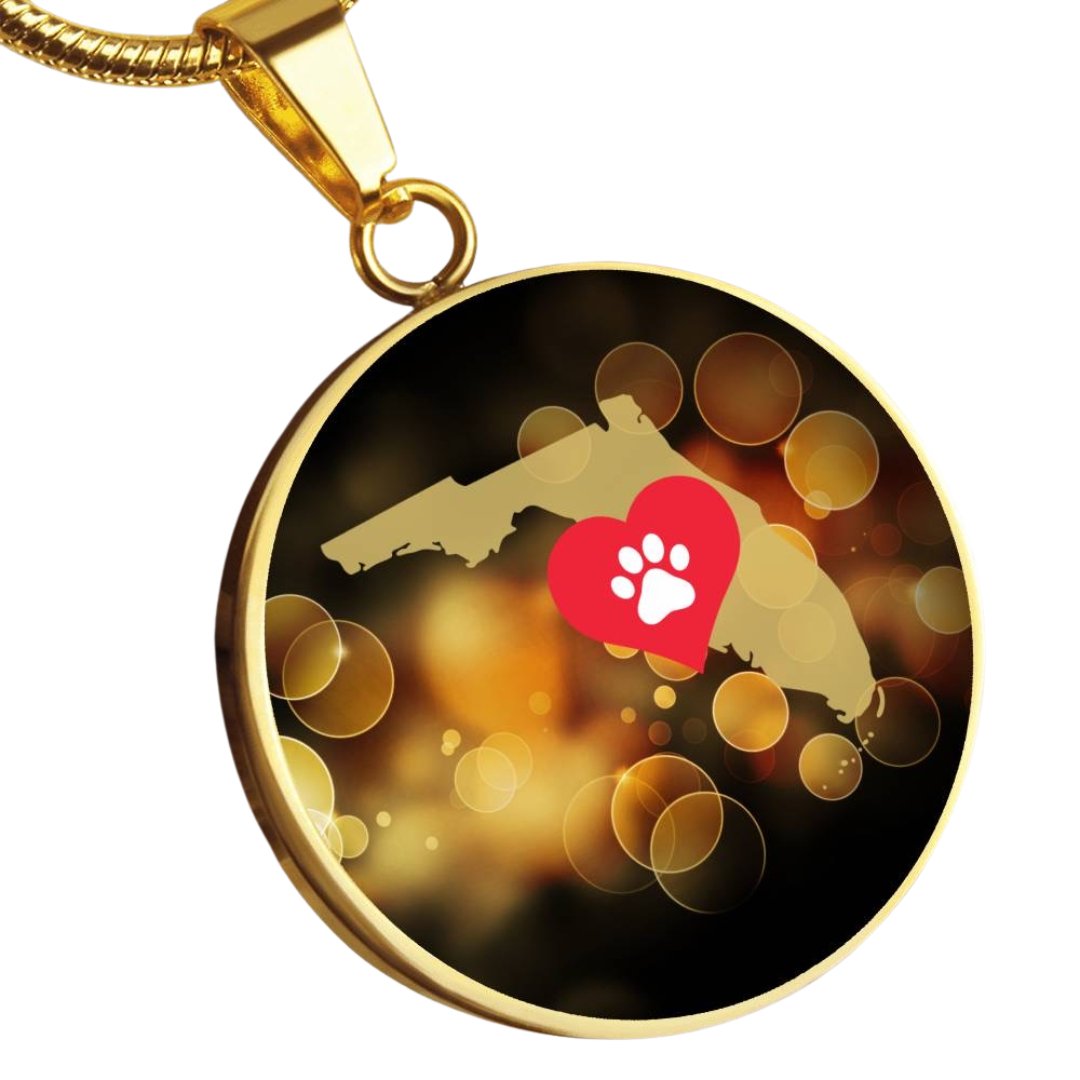 Florida luvs Cats Necklace - Jewelry - Epileptic Al’s Shop