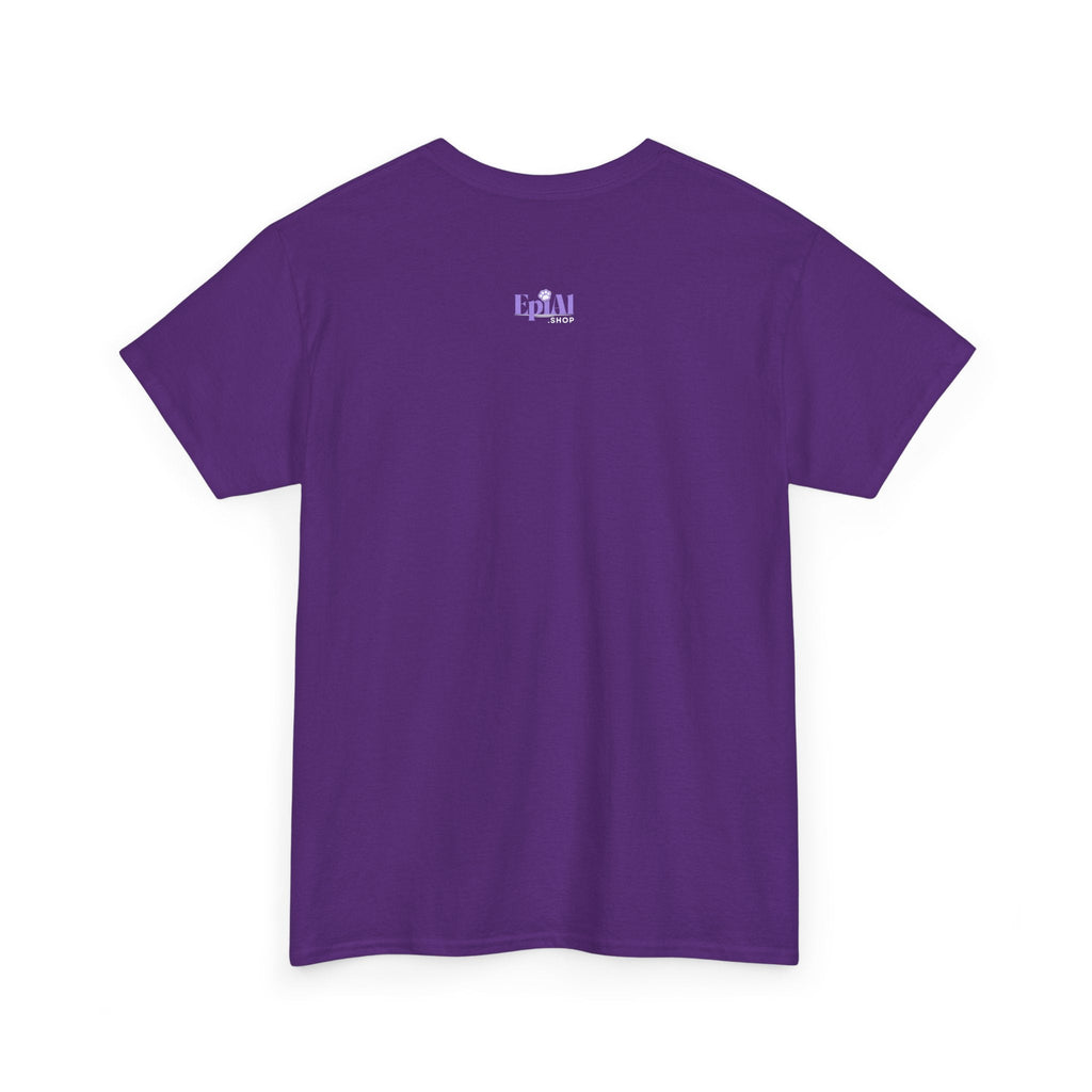 Flower Brain Epilepsy Awareness Unisex Heavy Cotton Tee - T-Shirt - EpiAl's Shop