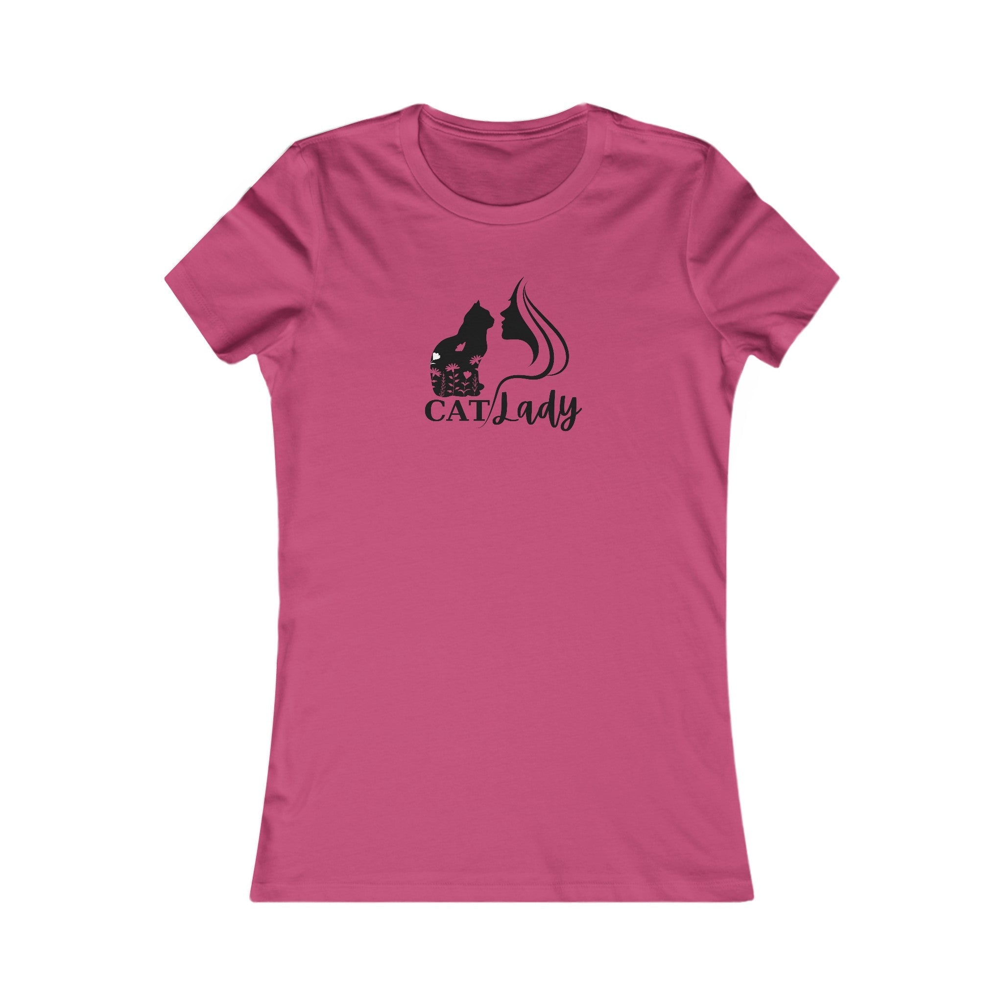 Flower Cat Lady Women's Favorite Tee - EpiAl's Shop