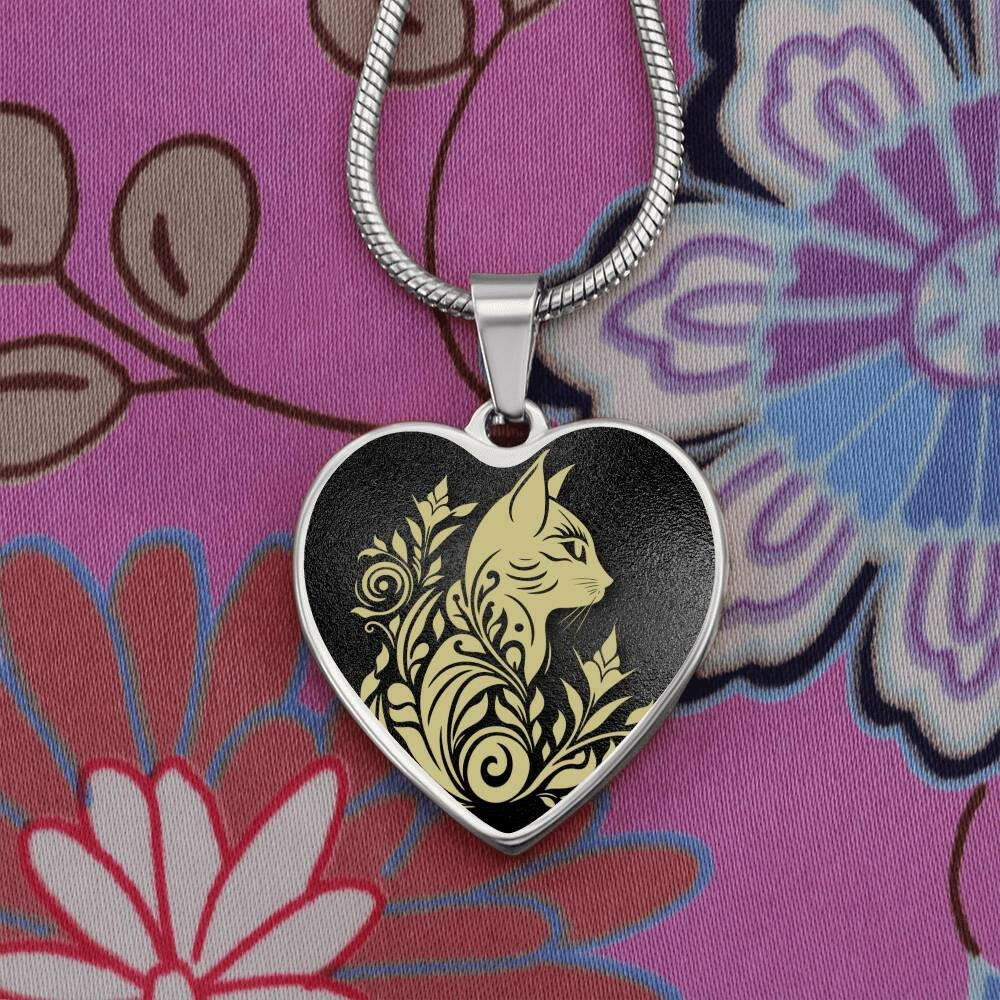 Flower Kitty Necklace - Jewelry - Epileptic Al’s Shop