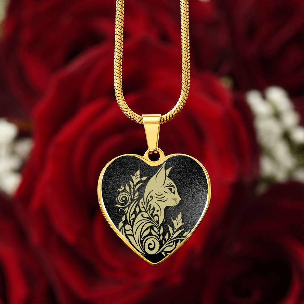 Flower Kitty Necklace - Jewelry - Epileptic Al’s Shop