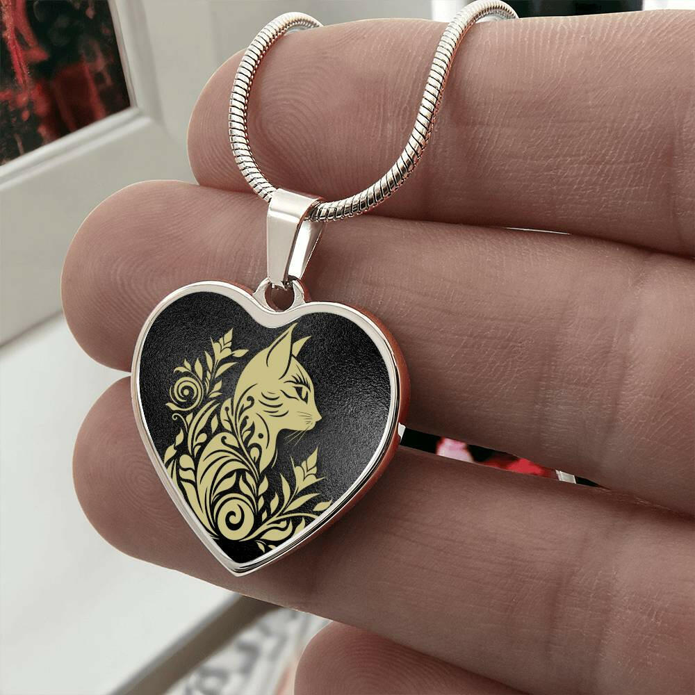 Flower Kitty Necklace - Jewelry - Epileptic Al’s Shop