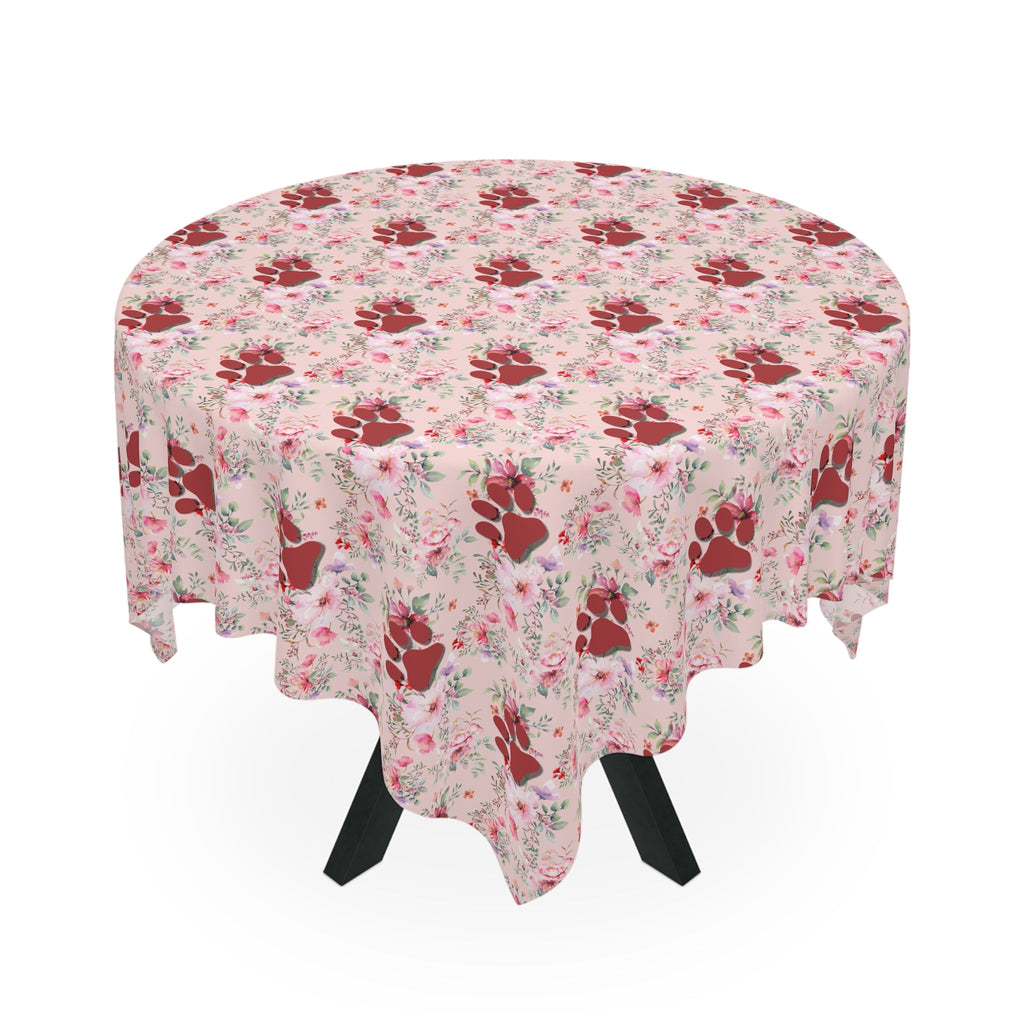 Flowered Paws Tablecloth - Home Decor - Epileptic Al’s Shop