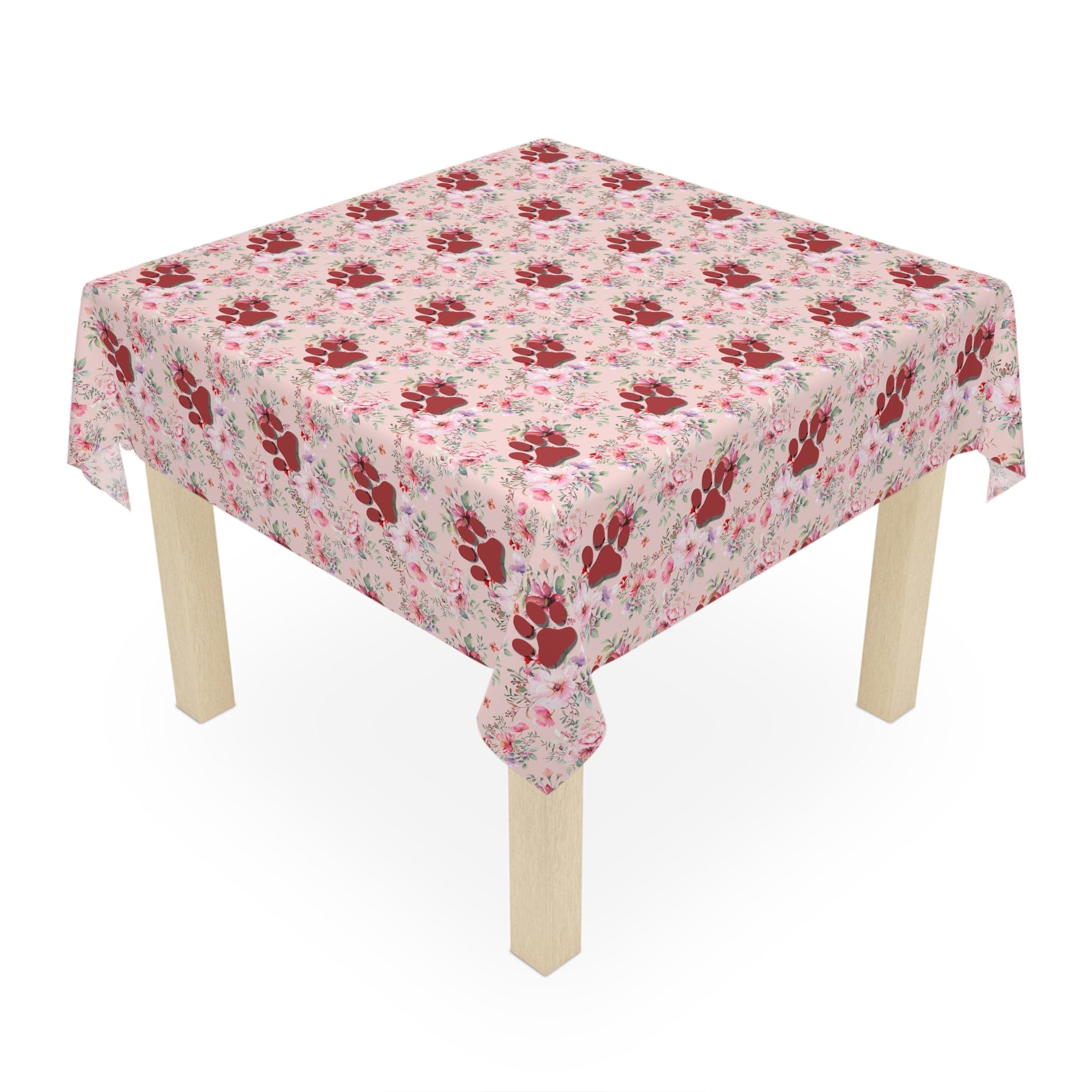 Flowered Paws Tablecloth - Home Decor - Epileptic Al’s Shop