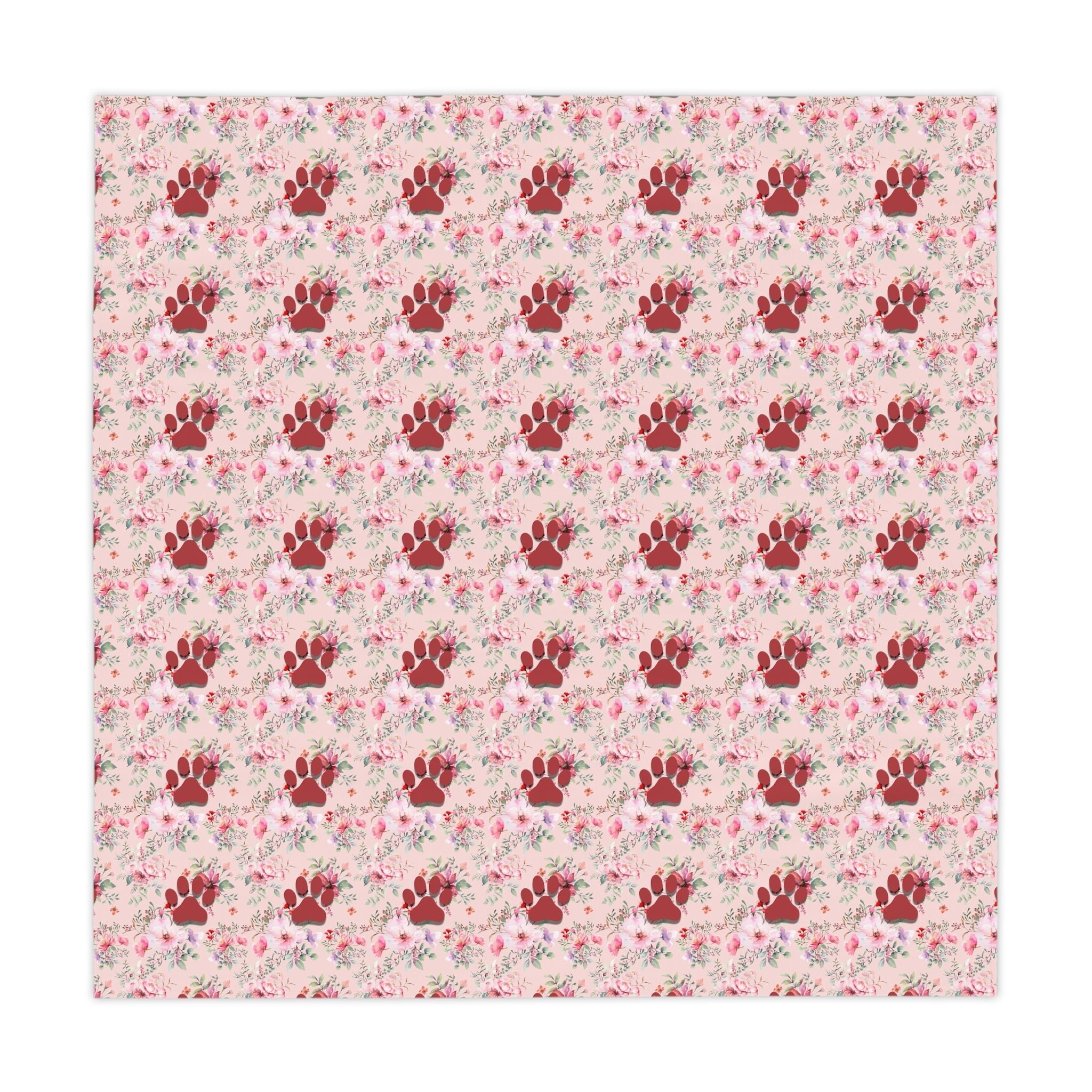 Flowered Paws Tablecloth - Home Decor - Epileptic Al’s Shop