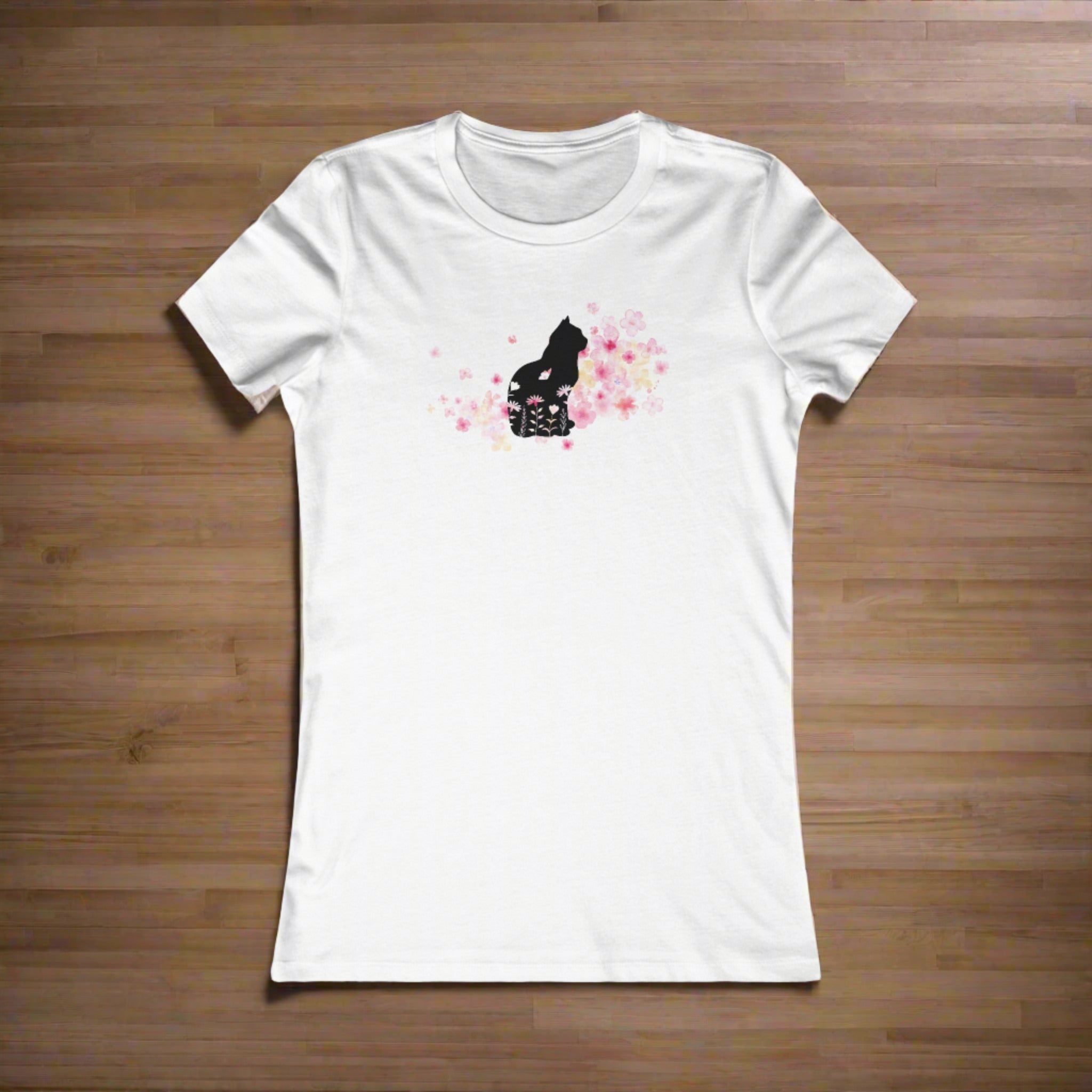 Flowery Kitty Women's Favorite Tee - T - Shirt - Epileptic Al’s Shop