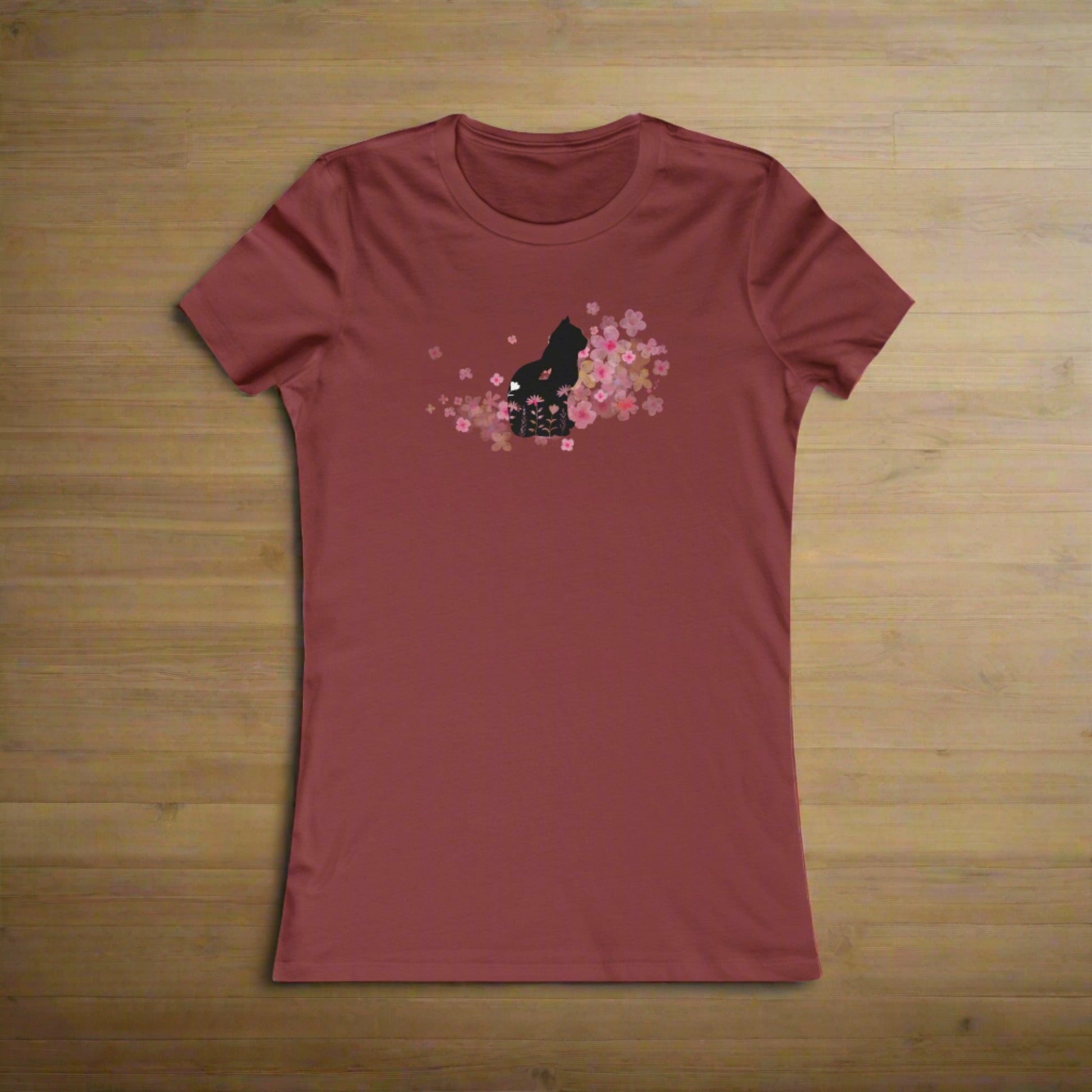 Flowery Kitty Women's Favorite Tee - T - Shirt - Epileptic Al’s Shop