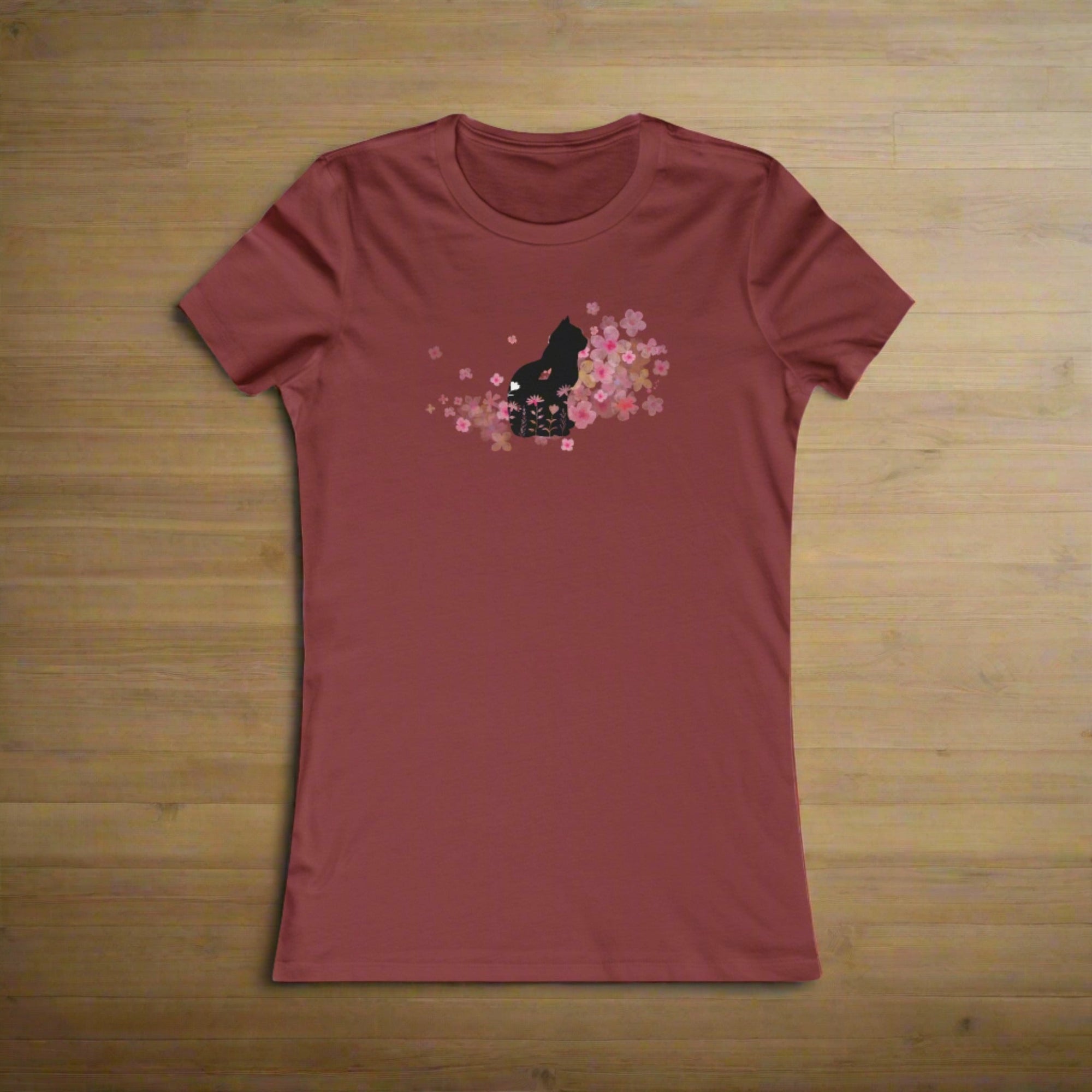 Flowery Kitty Women's Favorite Tee - T - Shirt - Epileptic Al’s Shop
