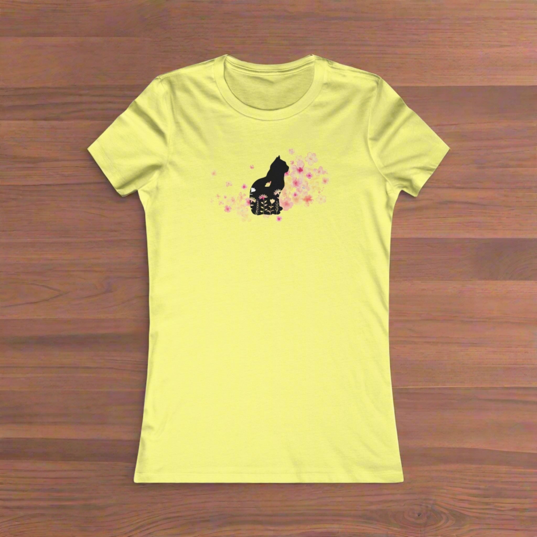 Flowery Kitty Women's Favorite Tee - T - Shirt - Epileptic Al’s Shop