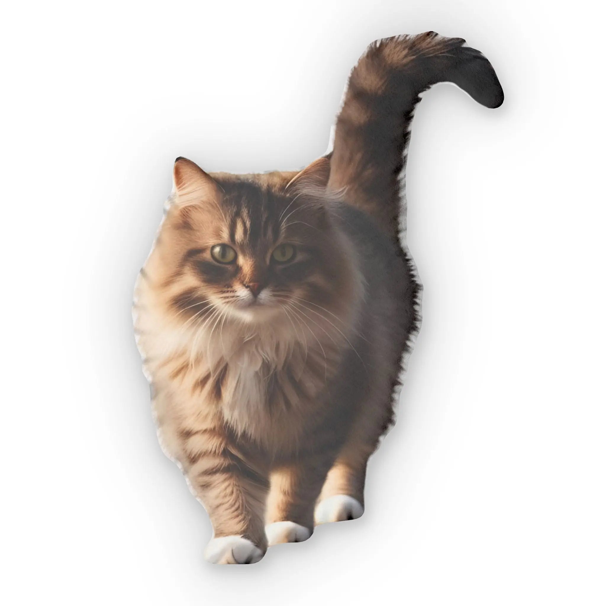 Fluffy Cat - Shaped Pillow - Decor, Home, Pillows - EpiAl's Shop