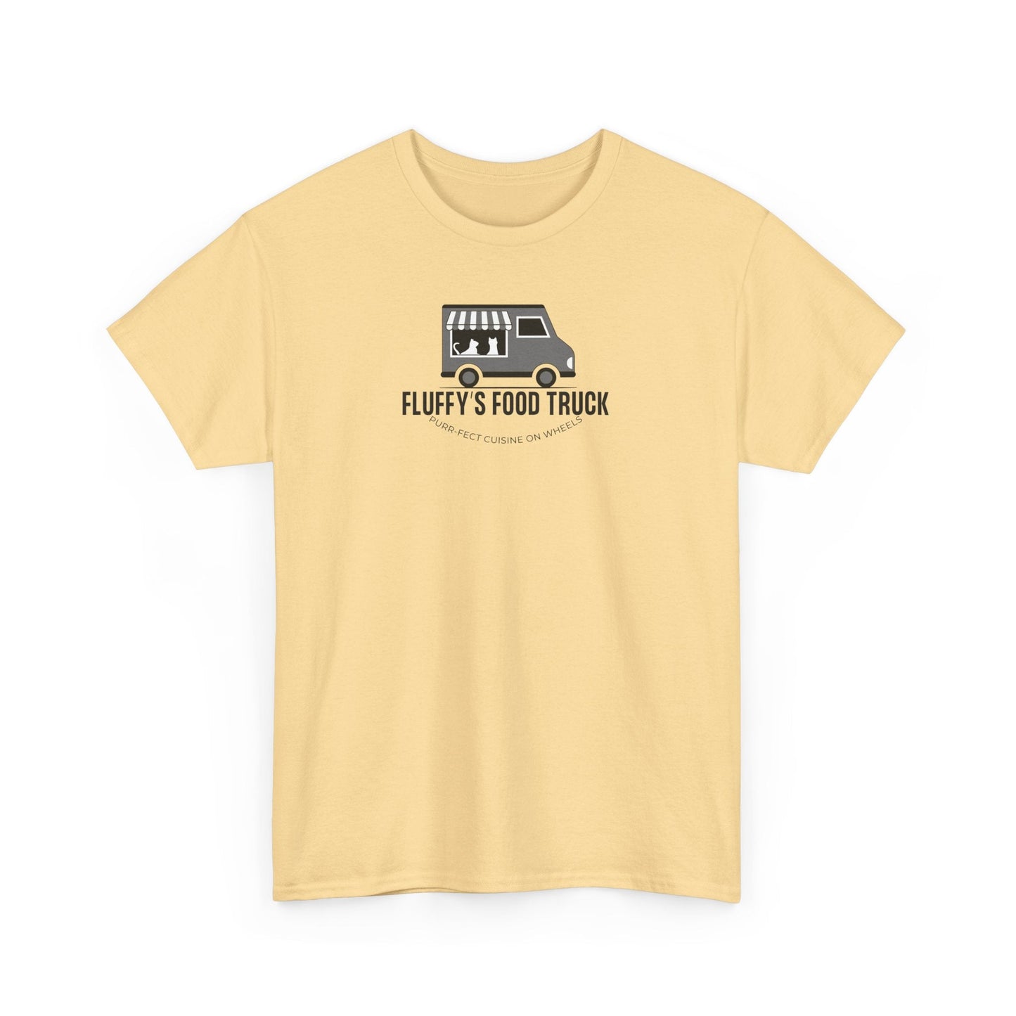 Fluffy's Food Truck Unisex Heavy Cotton Tee - T-Shirt - EpiAl's Shop