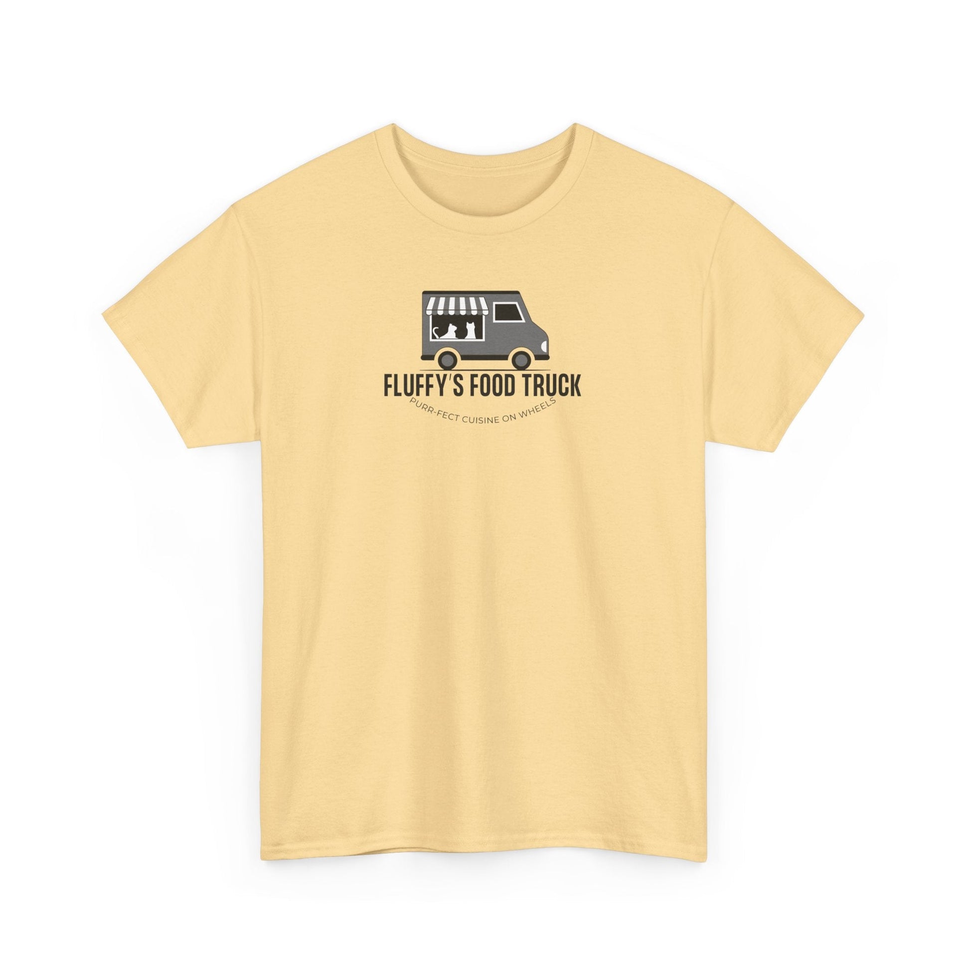 Fluffy's Food Truck Unisex Heavy Cotton Tee - T-Shirt - EpiAl's Shop