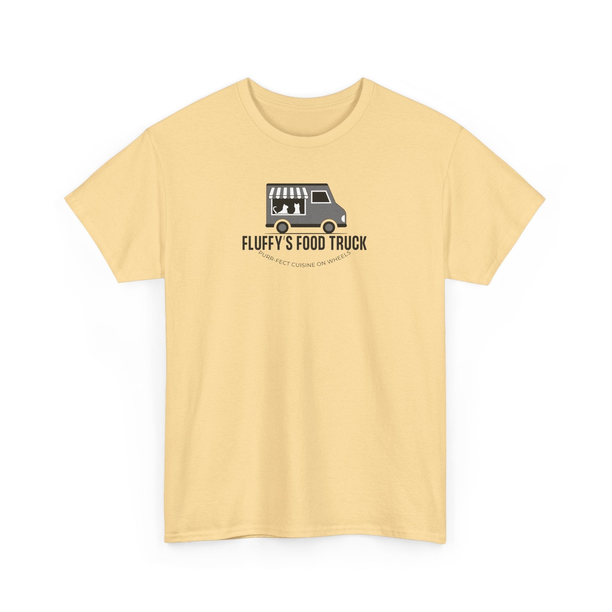 Fluffy's Food Truck Unisex Heavy Cotton Tee - T-Shirt - EpiAl's Shop