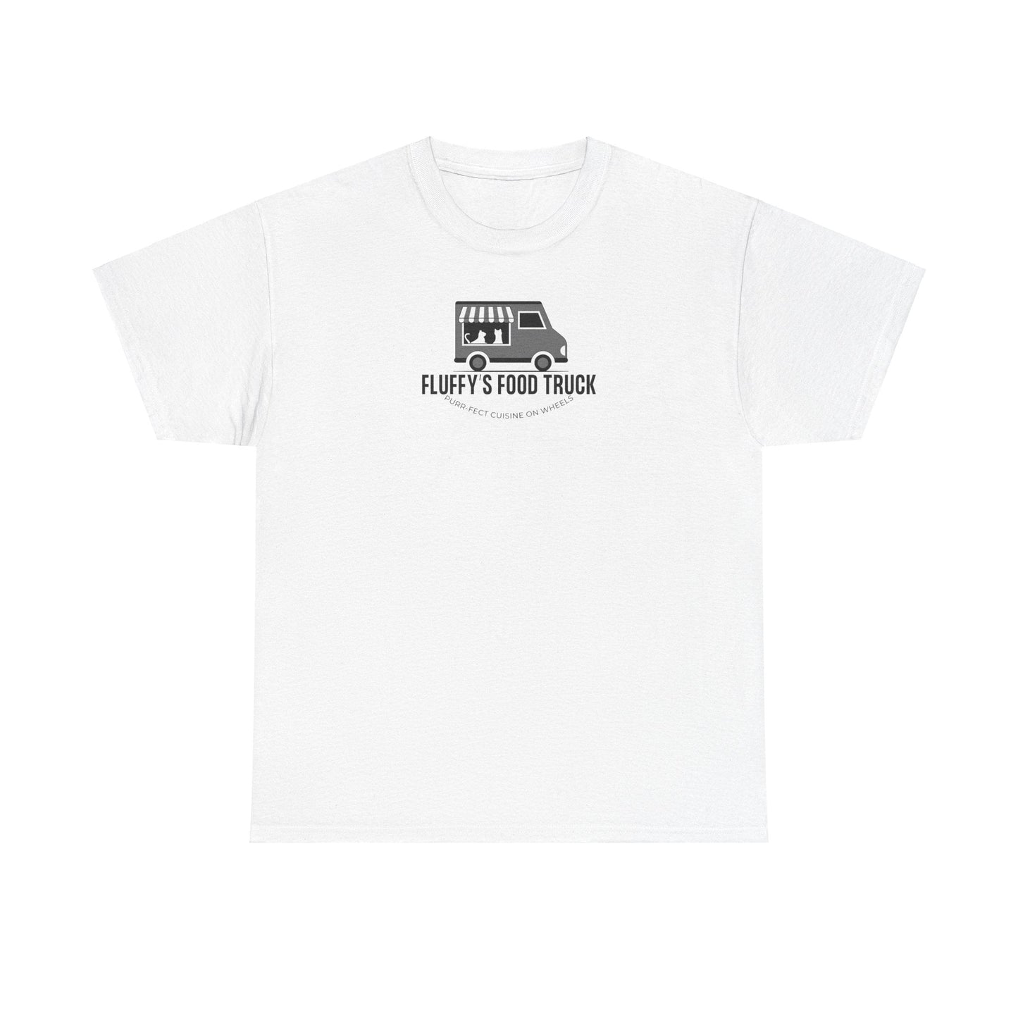 Fluffy's Food Truck Unisex Heavy Cotton Tee - T-Shirt - EpiAl's Shop
