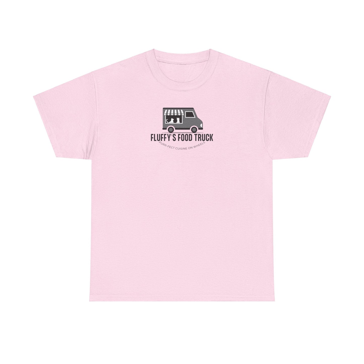Fluffy's Food Truck Unisex Heavy Cotton Tee - T-Shirt - EpiAl's Shop