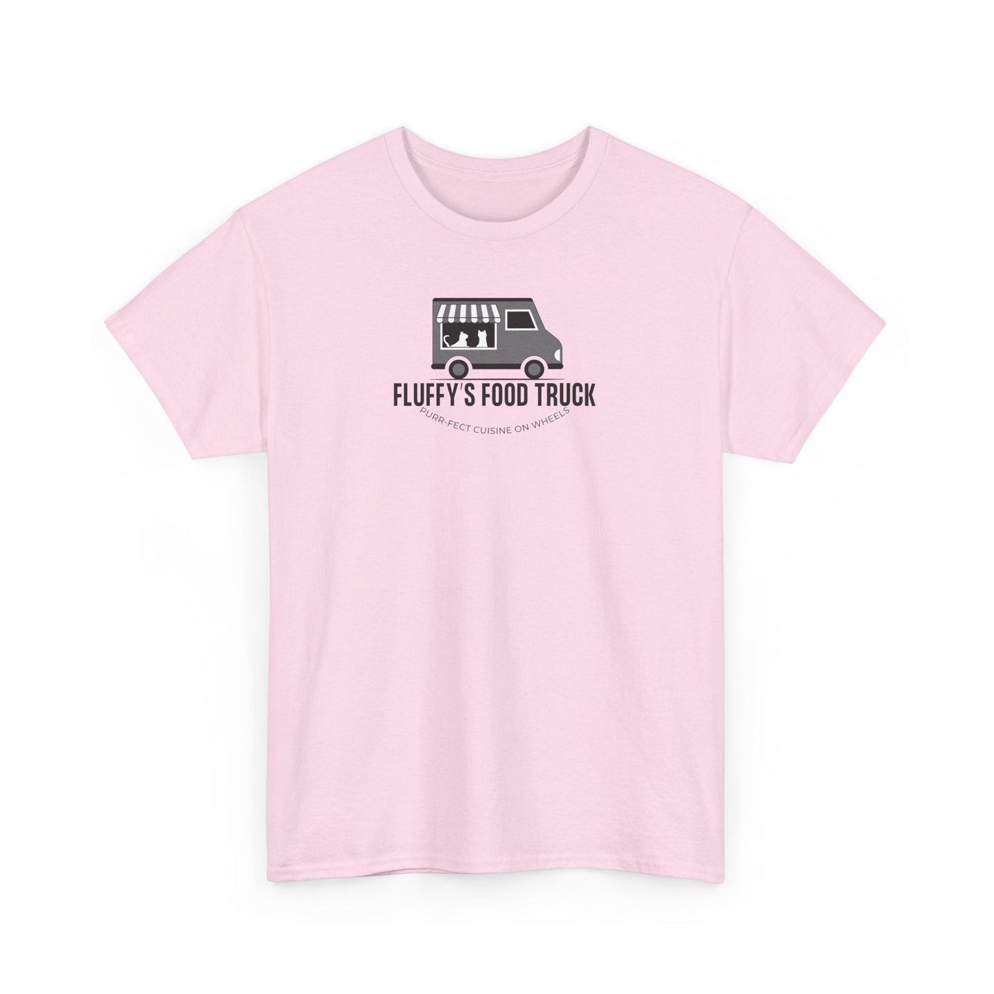 Fluffy's Food Truck Unisex Heavy Cotton Tee - T-Shirt - EpiAl's Shop