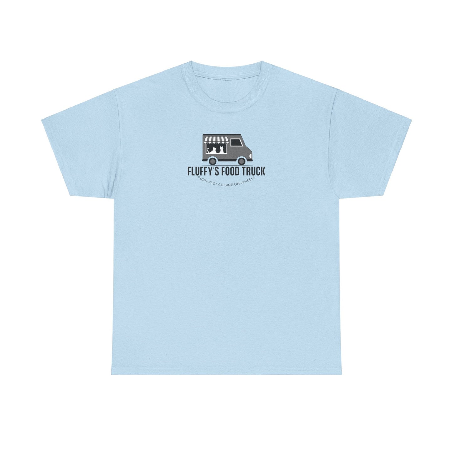 Fluffy's Food Truck Unisex Heavy Cotton Tee - T-Shirt - EpiAl's Shop