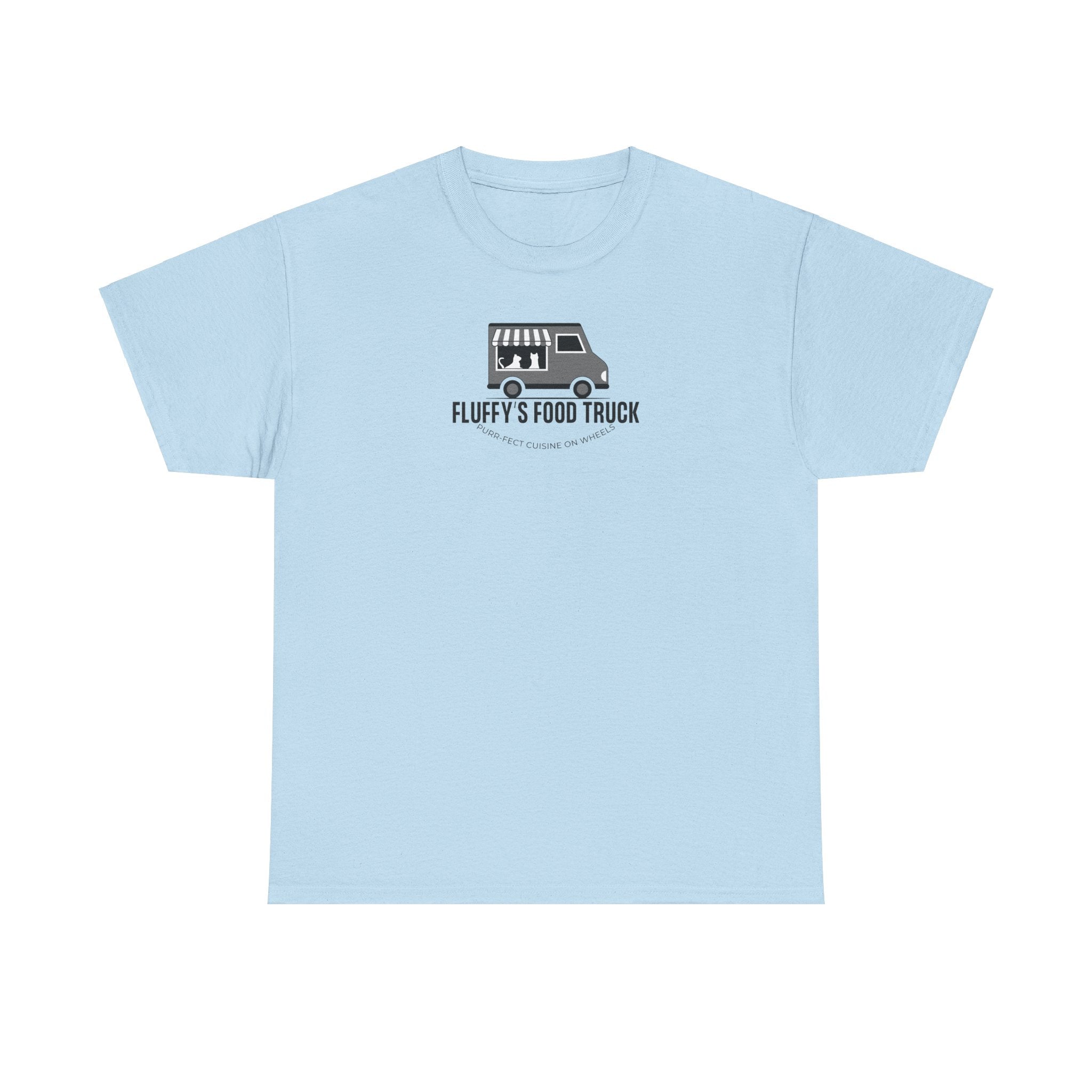 Fluffy's Food Truck Unisex Heavy Cotton Tee - T-Shirt - EpiAl's Shop
