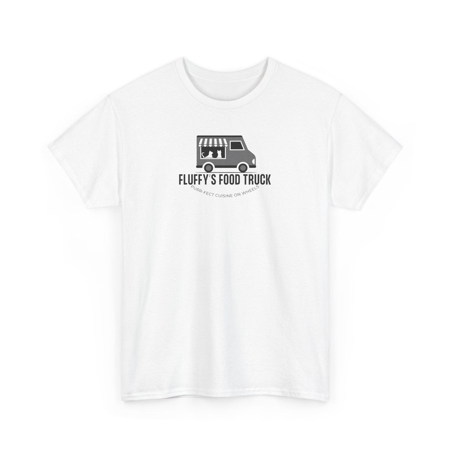 Fluffy's Food Truck Unisex Heavy Cotton Tee - T-Shirt - EpiAl's Shop