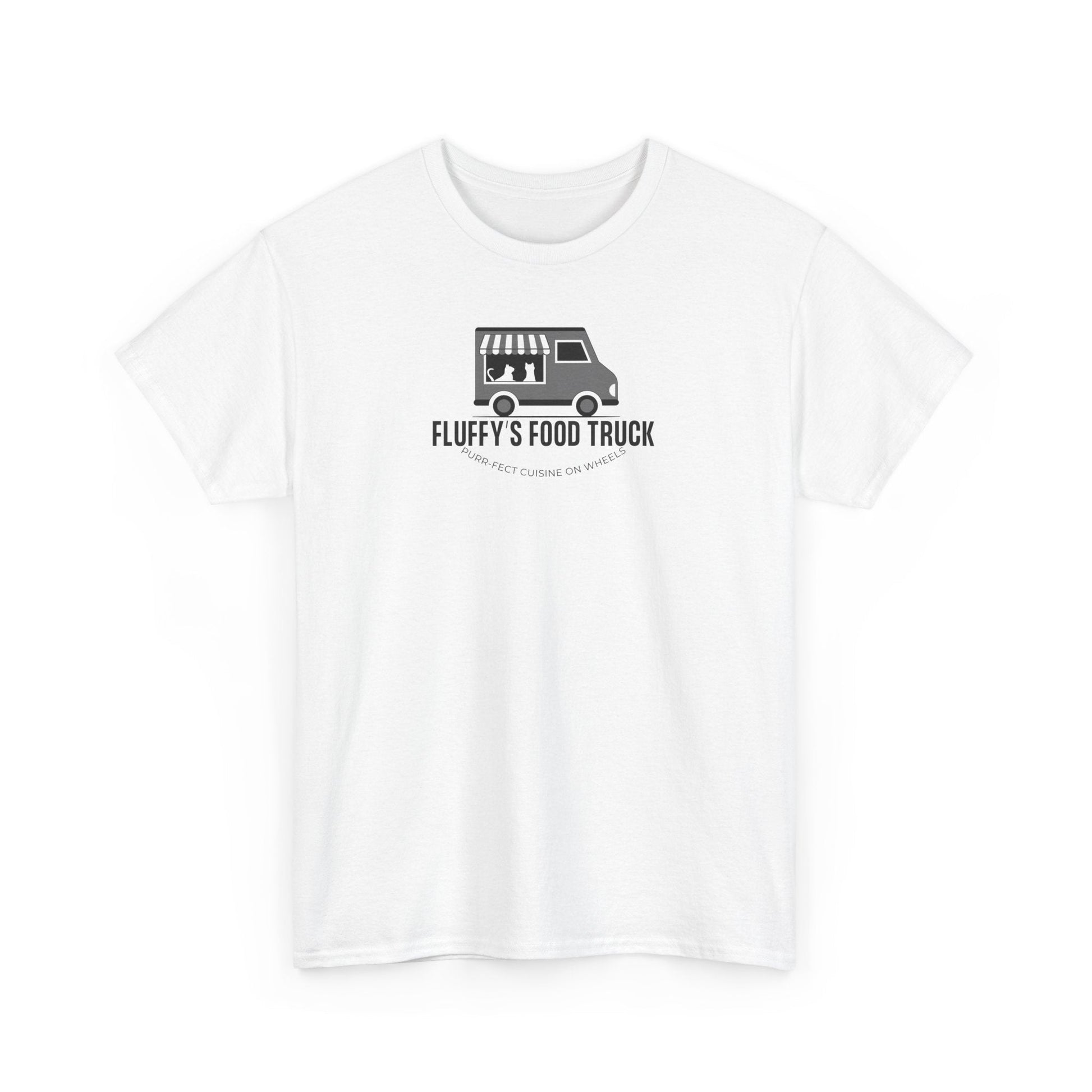 Fluffy's Food Truck Unisex Heavy Cotton Tee - T-Shirt - EpiAl's Shop