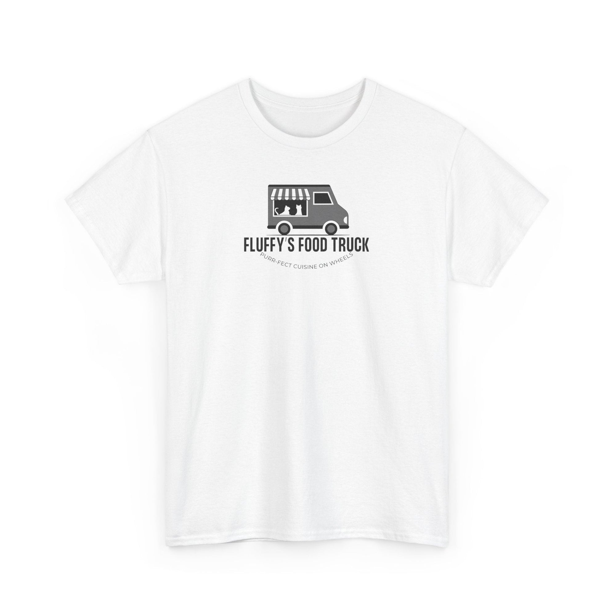 Fluffy's Food Truck Unisex Heavy Cotton Tee - T-Shirt - EpiAl's Shop