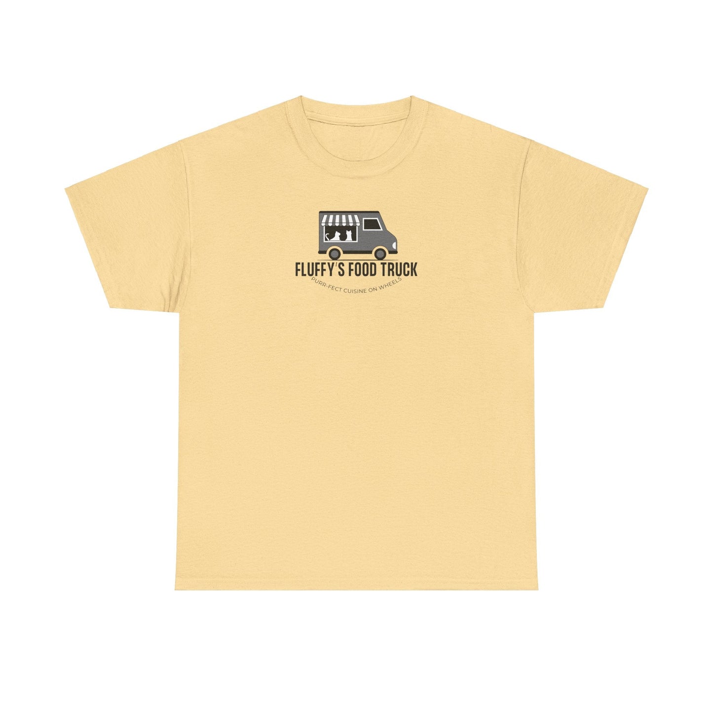Fluffy's Food Truck Unisex Heavy Cotton Tee - T-Shirt - EpiAl's Shop