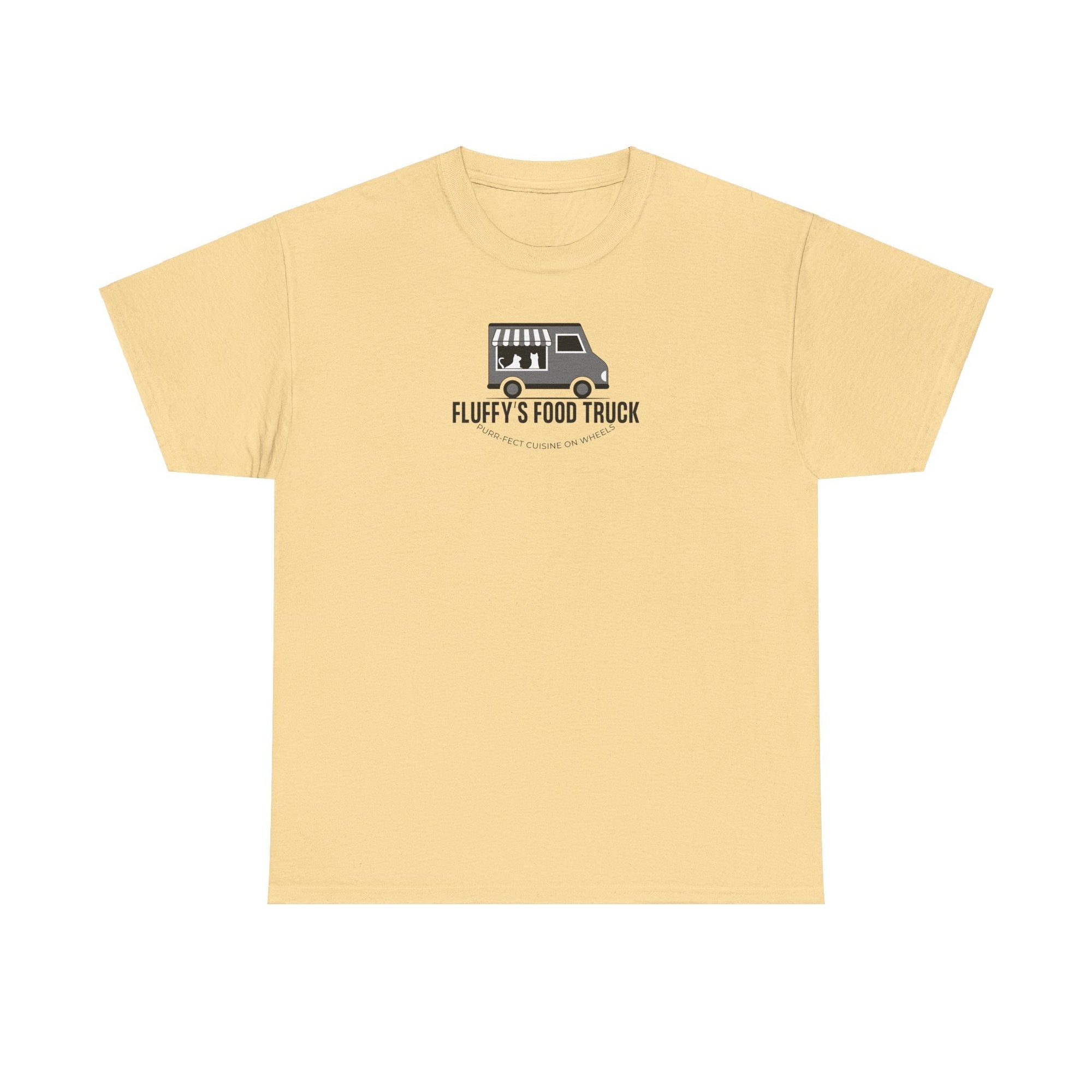 Fluffy's Food Truck Unisex Heavy Cotton Tee - T-Shirt - EpiAl's Shop
