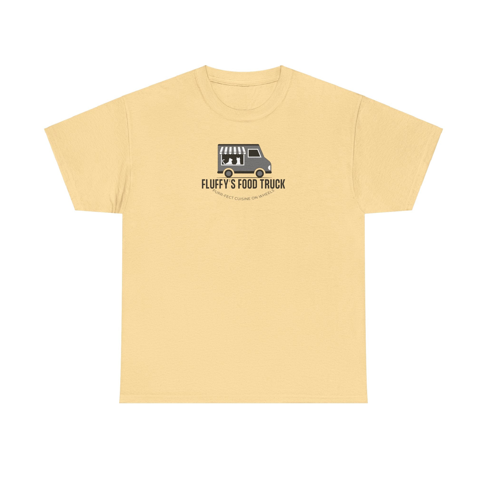 Fluffy's Food Truck Unisex Heavy Cotton Tee - T-Shirt - EpiAl's Shop