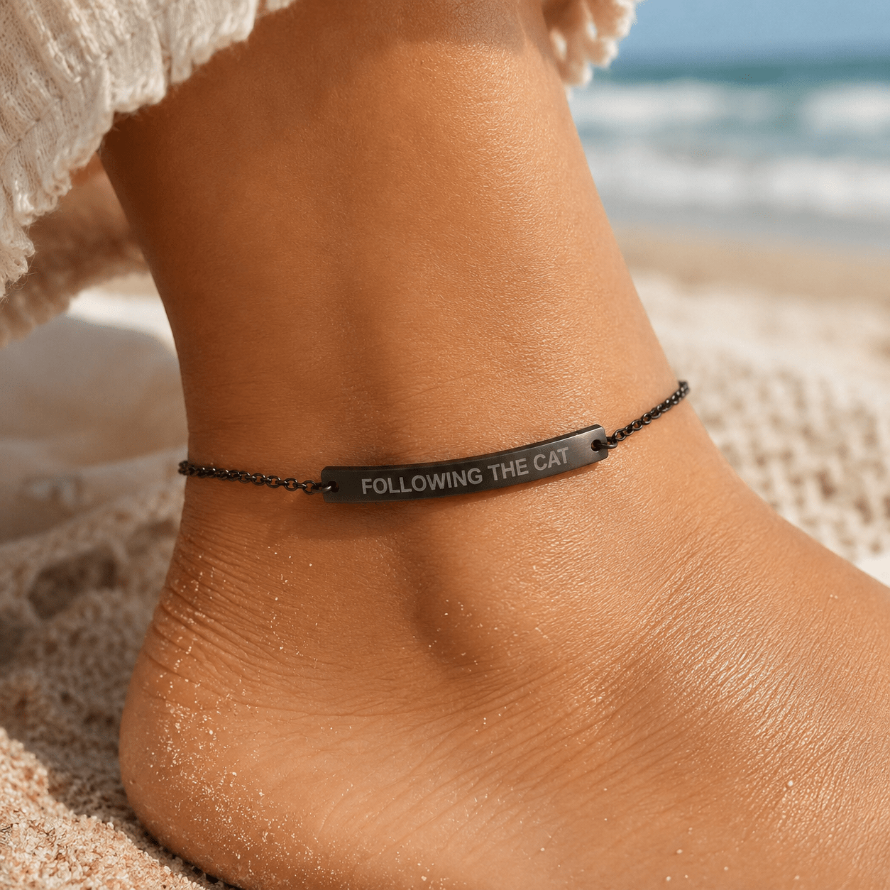 Following the Cat Anklet | Funny Cat Lover Anklet - Jewelry, Anklets - EpiAl's Shop