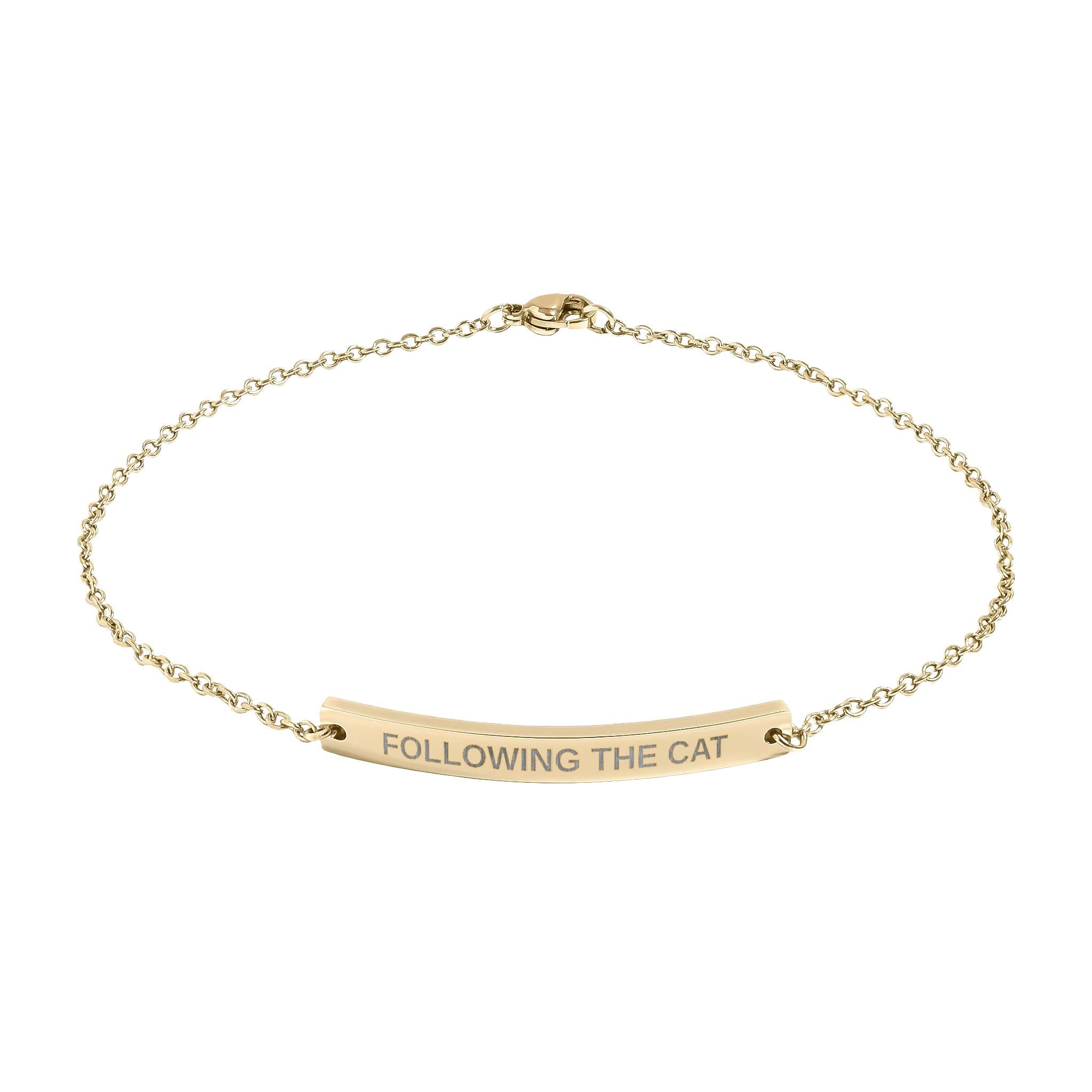 Following the Cat Anklet | Funny Cat Lover Anklet - Jewelry, Anklets - EpiAl's Shop