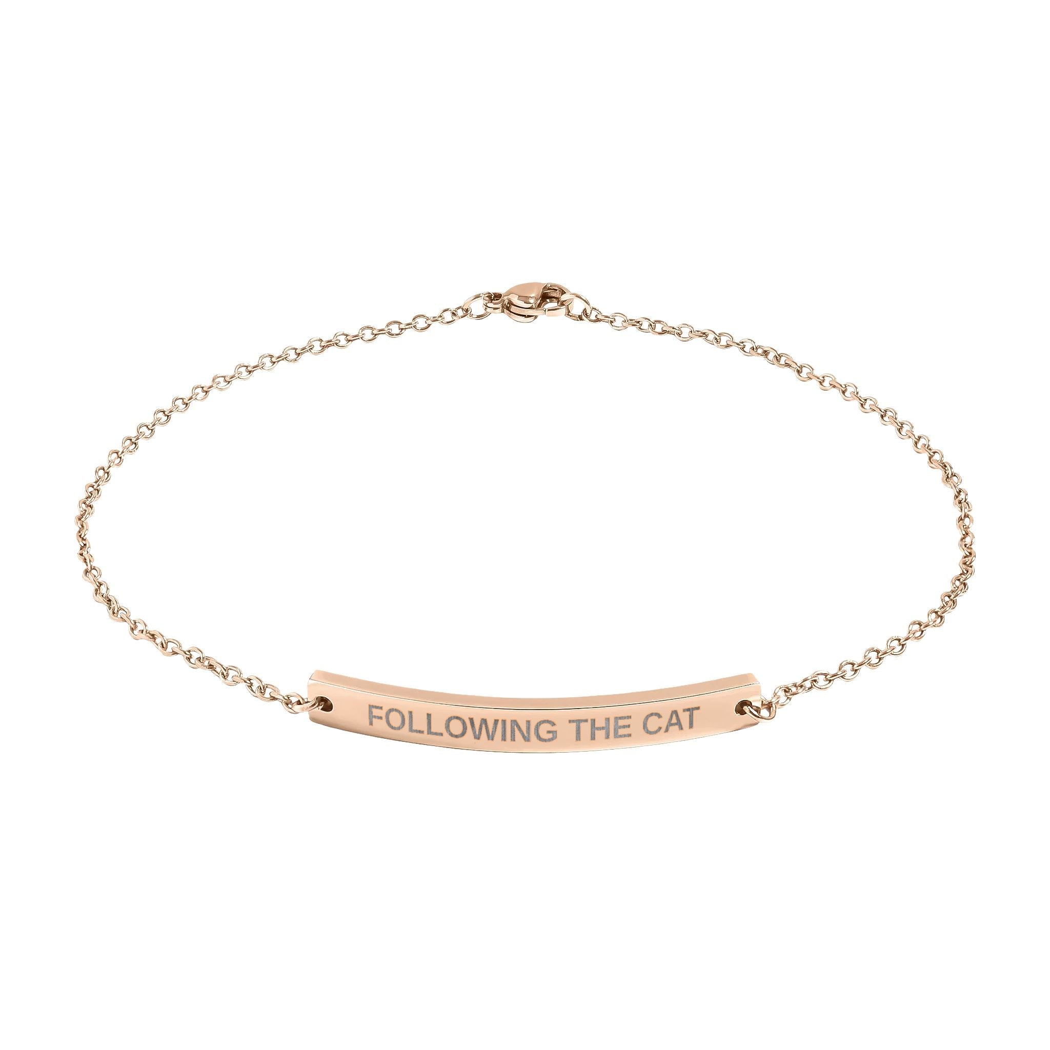 Following the Cat Anklet | Funny Cat Lover Anklet - Jewelry, Anklets - EpiAl's Shop