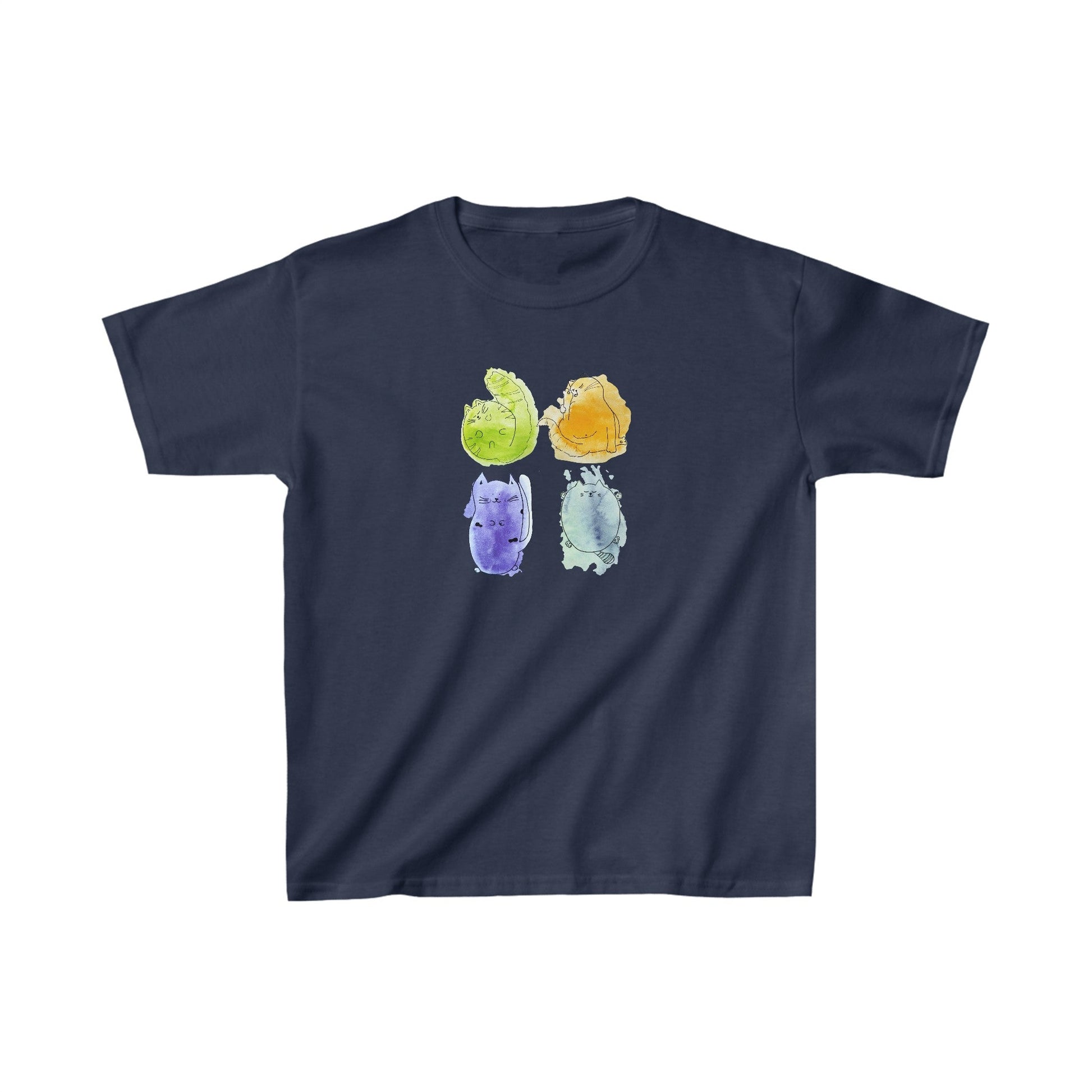Four Kitties Kids Heavy Cotton™ Tee - Kids clothes - Epileptic Al’s Shop