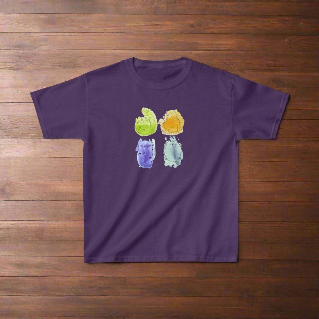 Four Kitties Kids Heavy Cotton™ Tee - EpiAl's Shop