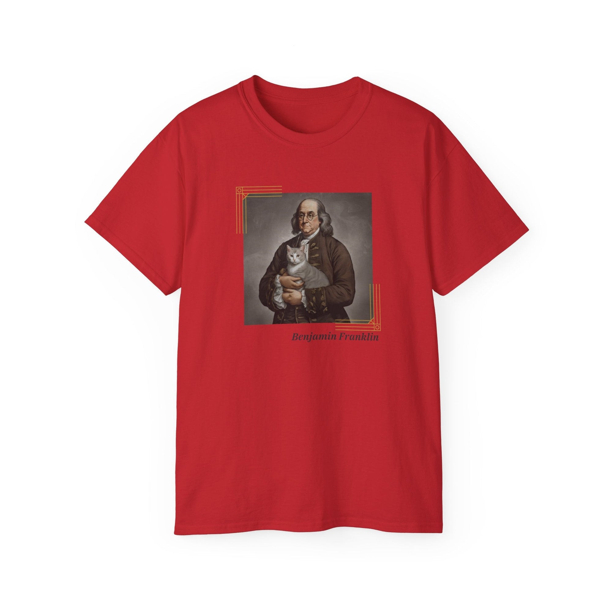 Franklin Cat Unisex Ultra Cotton Tee - T - Shirt - Epileptic Al’s Shop