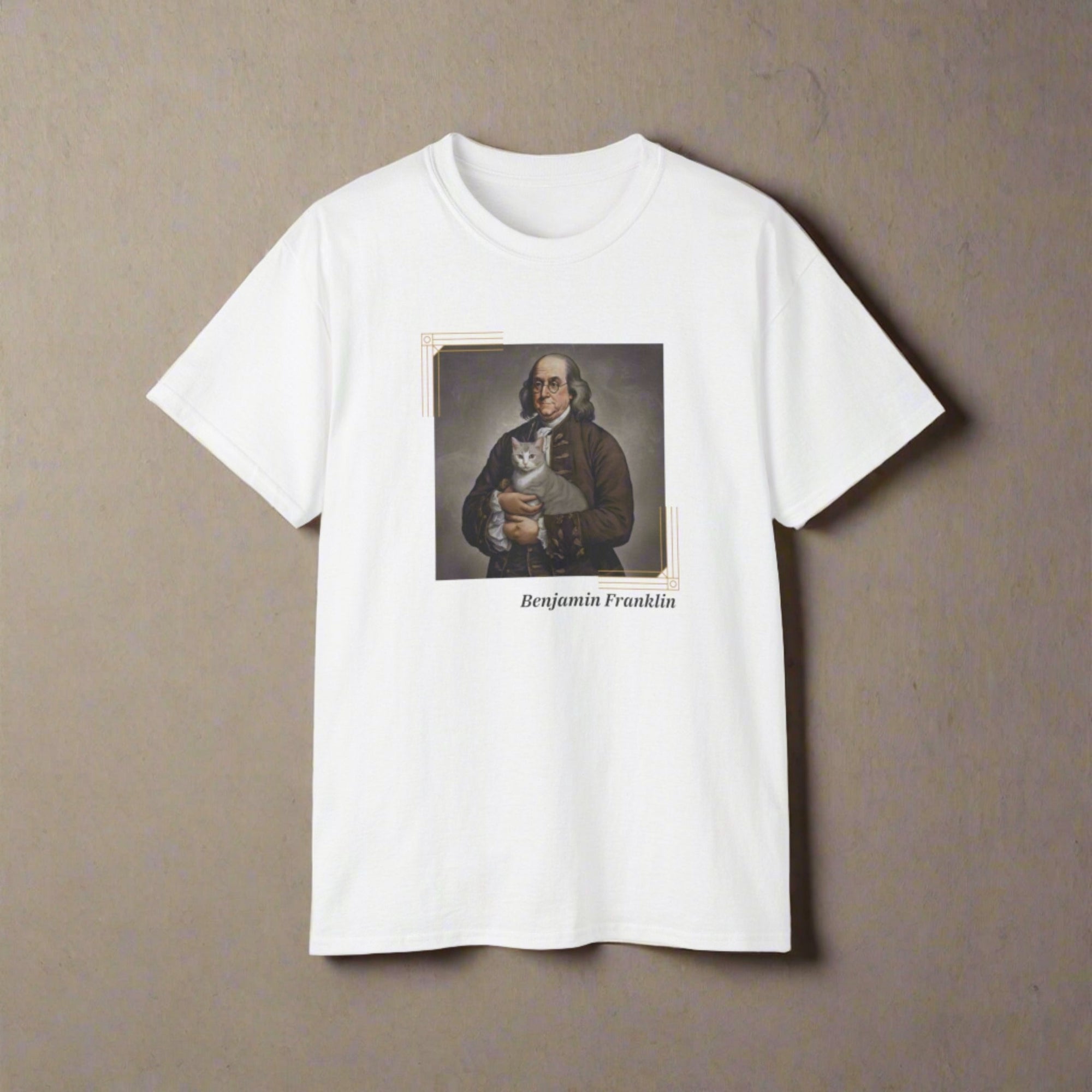 Franklin Cat Unisex Ultra Cotton Tee - T - Shirt - Epileptic Al’s Shop